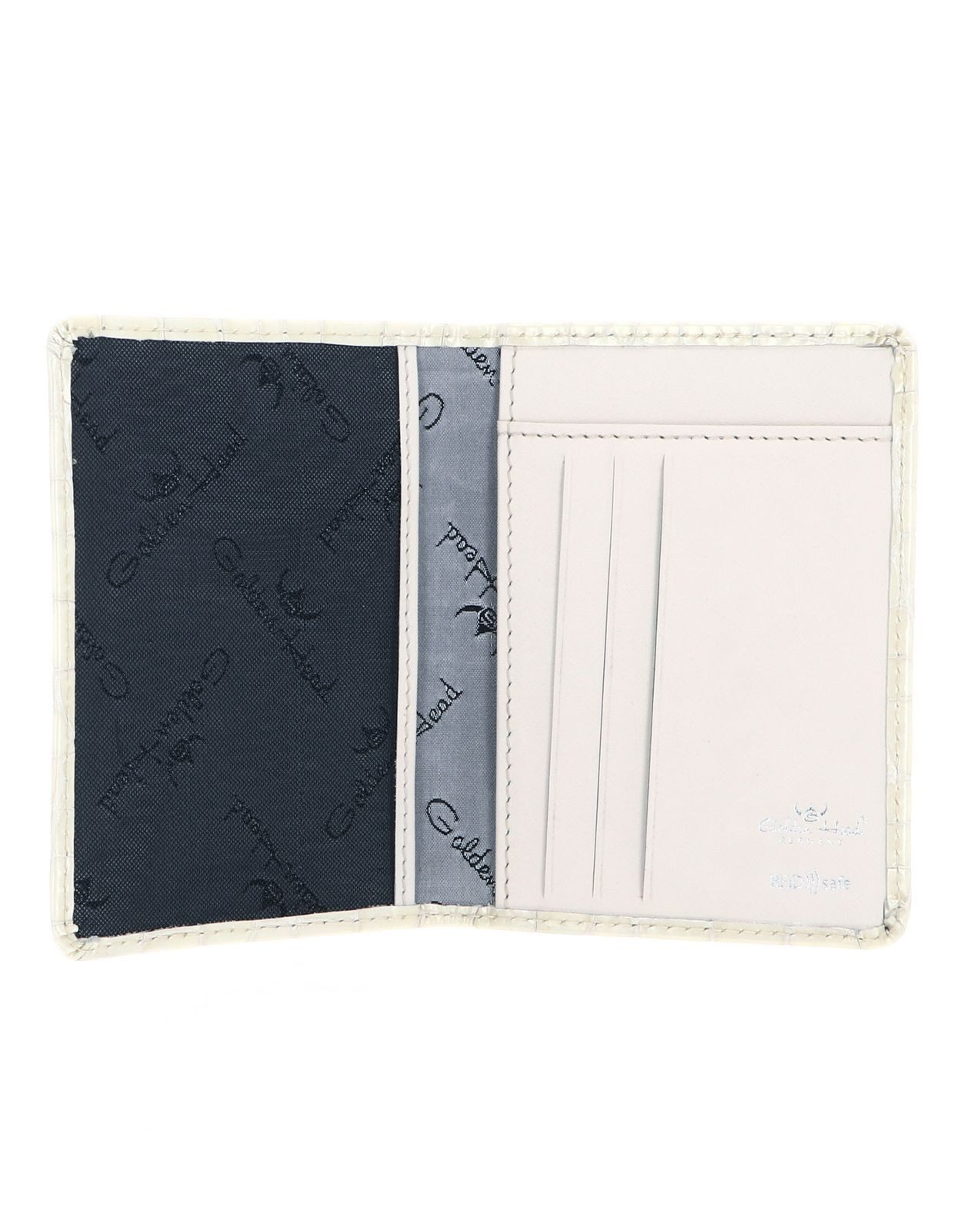Golden Head Etui ID Wallet, aus echtem Leder mit RFID-Blocker Schutz