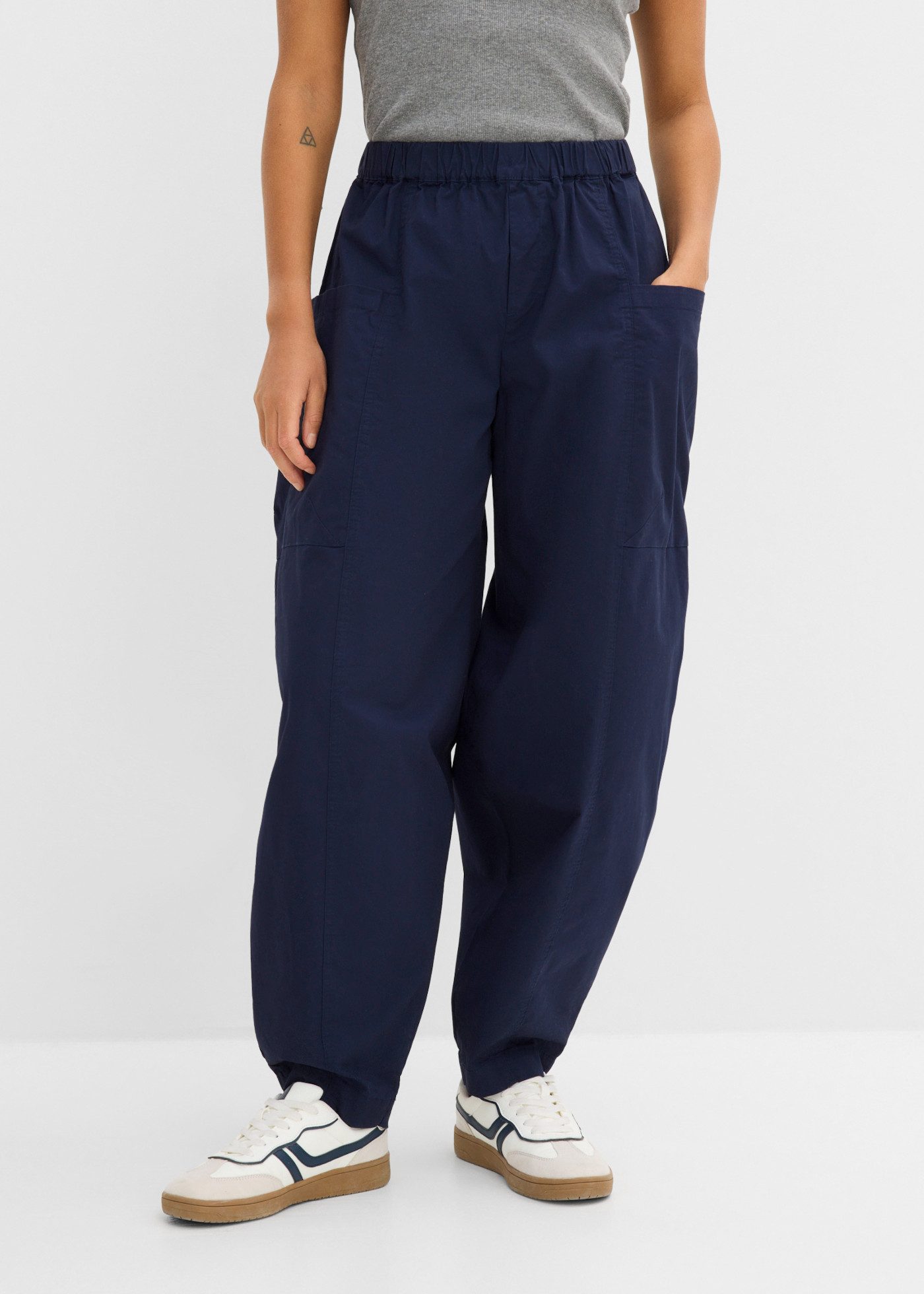 bonprix Pumphose extra weiter Schnitt, bequemer Bund, lockere Passform im Loose Fit