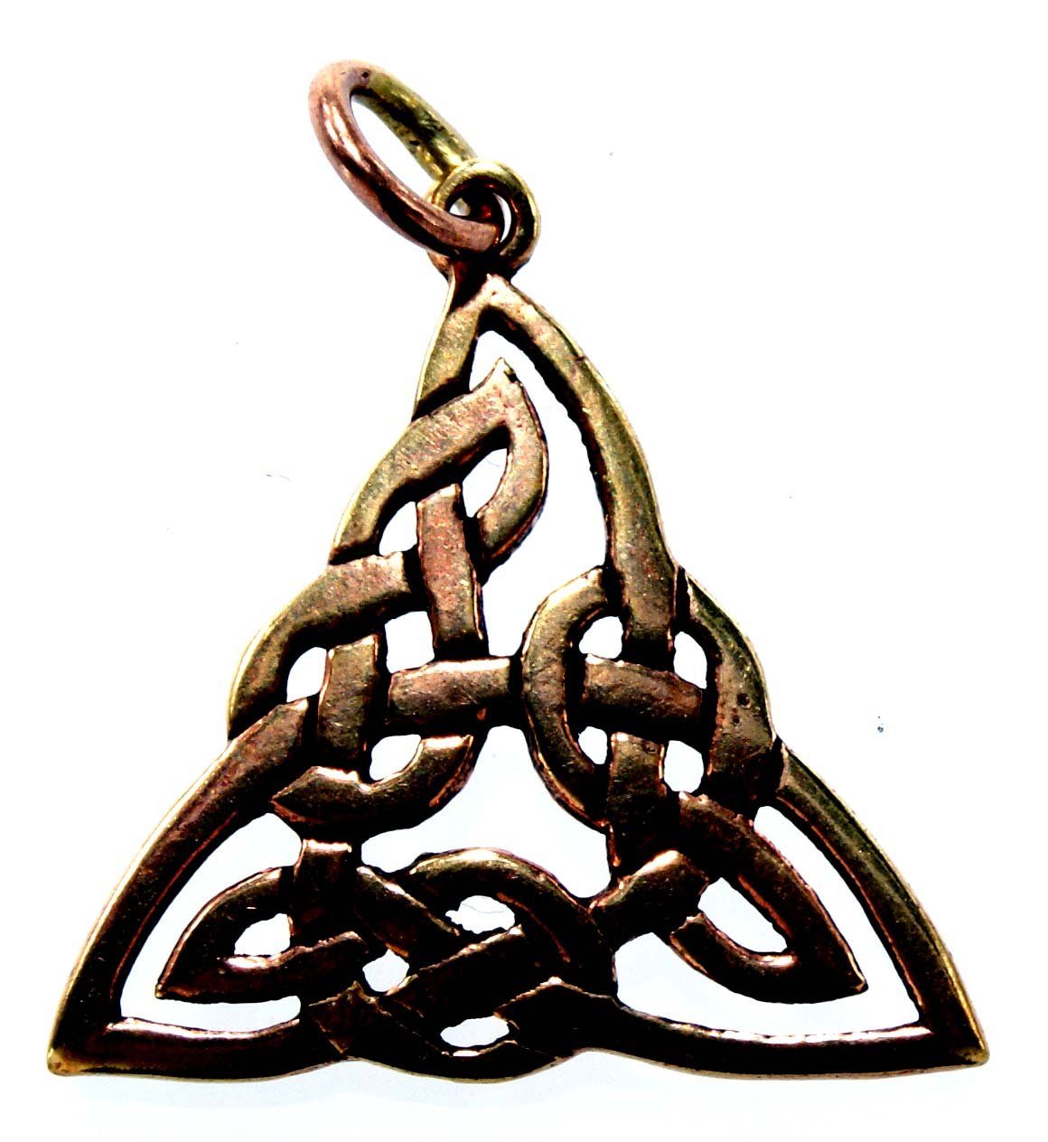 of Kiss Knoten Kelten keltischer Bronze Leather Keltenknoten Kettenanhänger Anhänger Kette