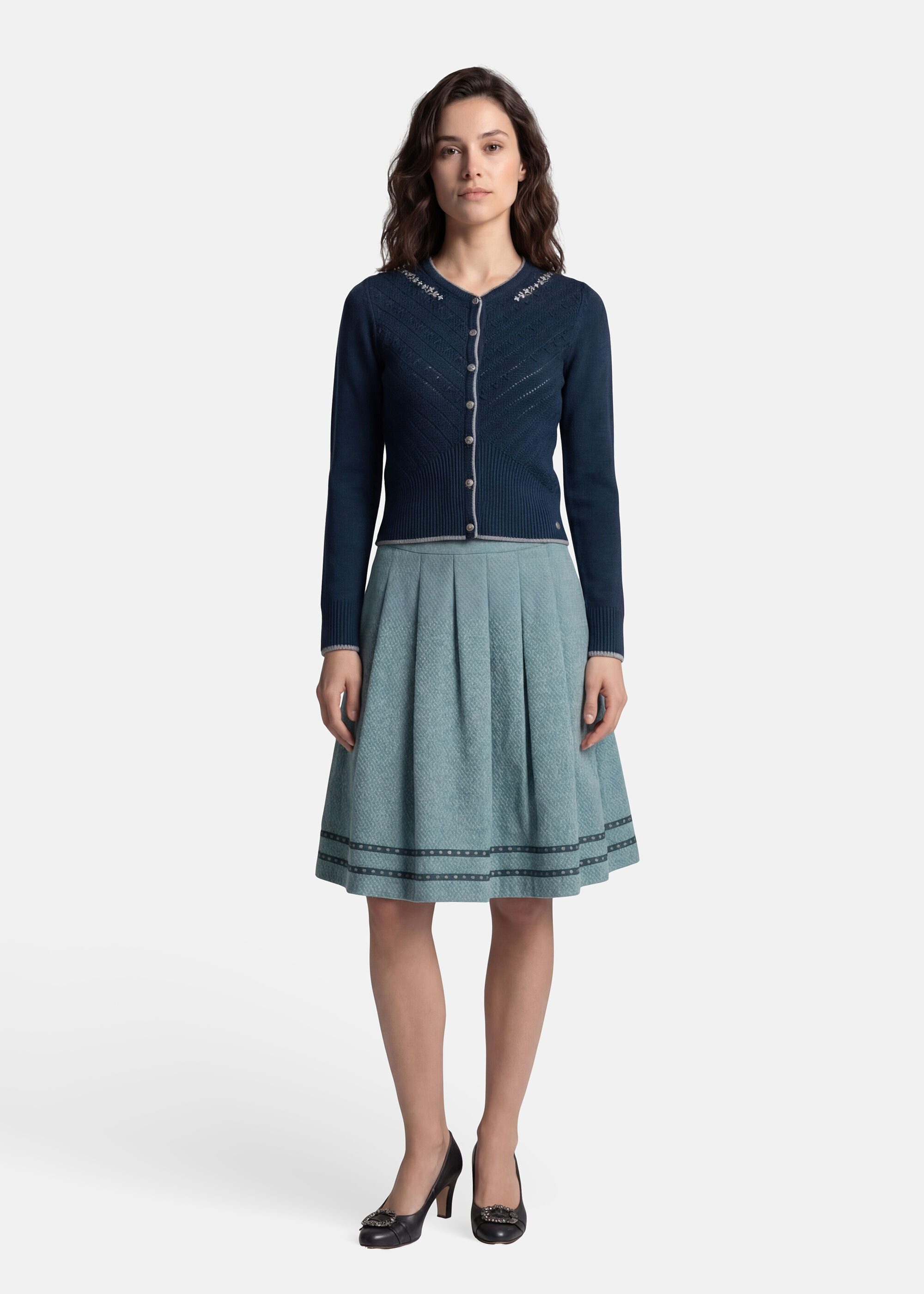 Spieth & Wensky Strickjacke Abby mit V-Ausschnitt