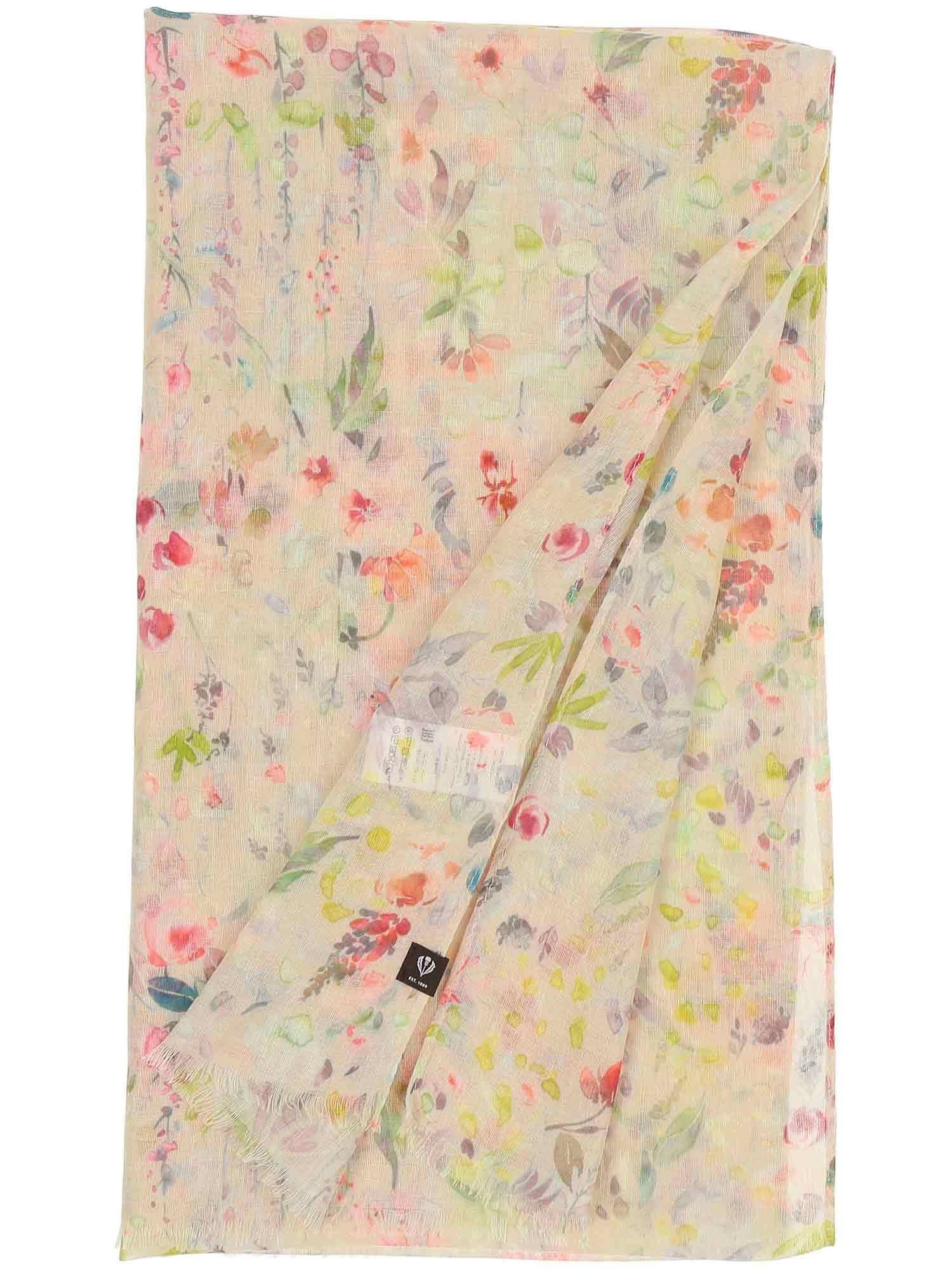 Fraas Modeschal Polyesterschal, (mit Schnittfransen), Co2 neutral