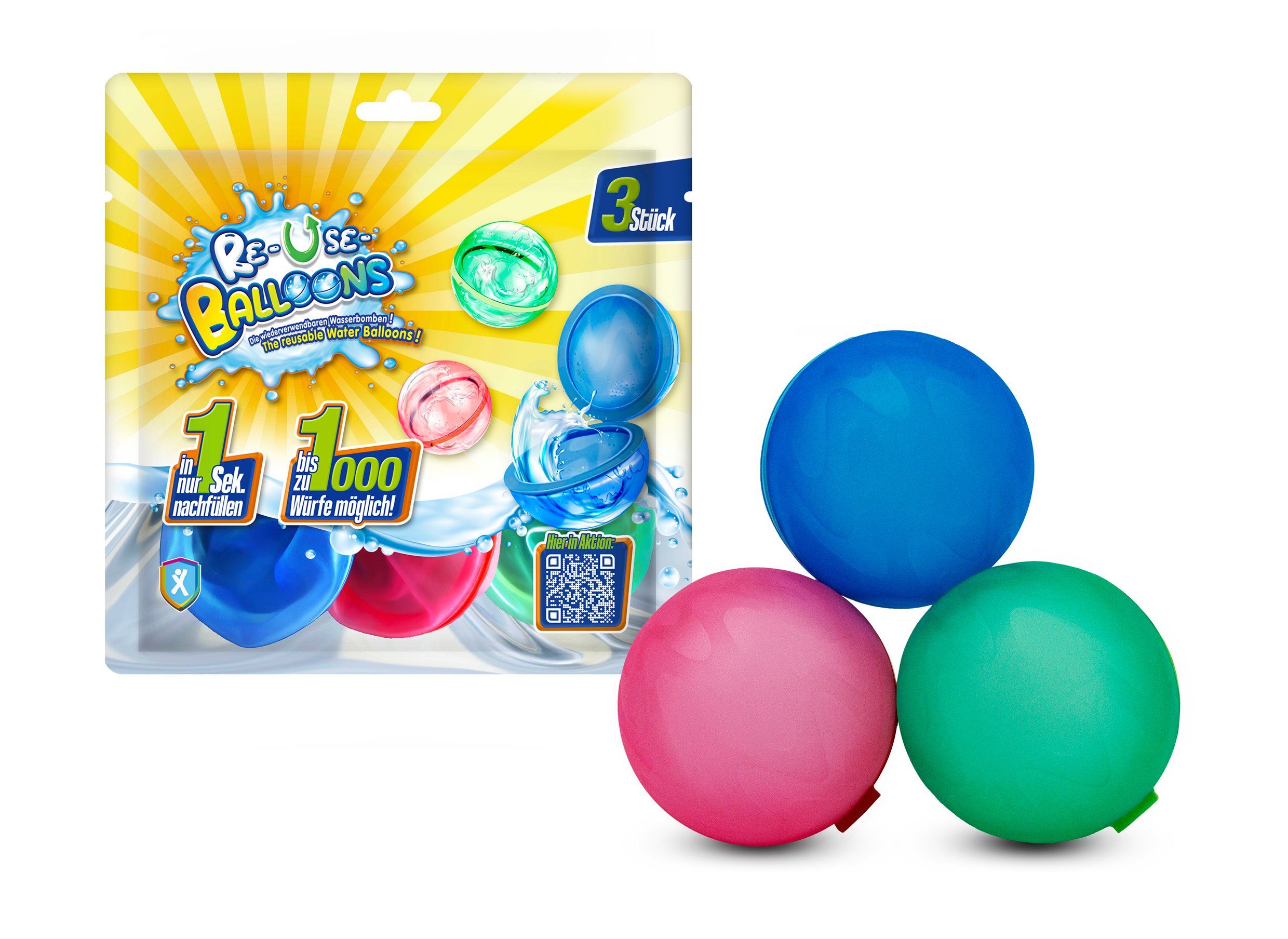 XTREM toys & sports Wasserspiel Re-Use-Balloons, günstig online kaufen