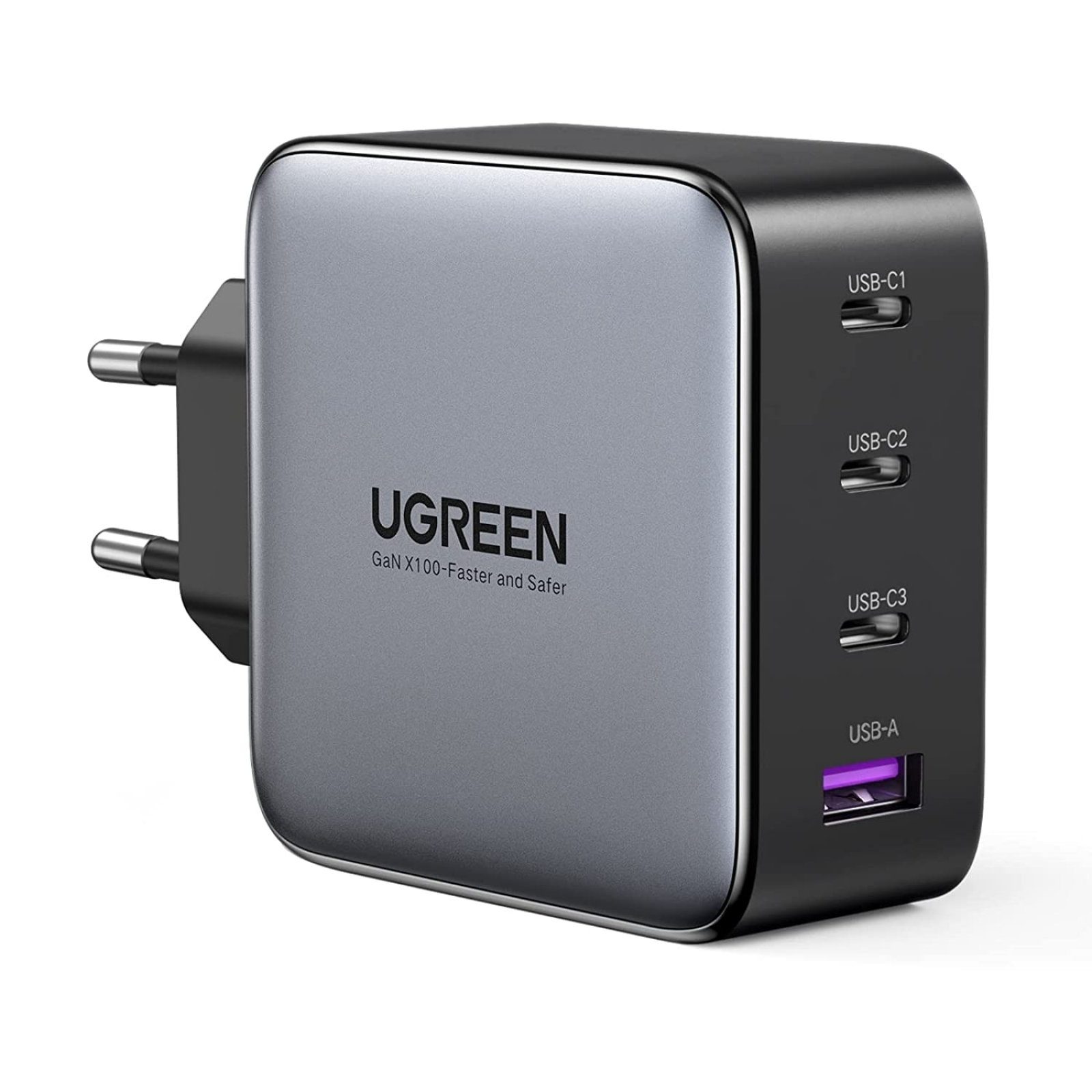 UGREEN Nexode 100W USB C Ladegerät GaN USB-C Netzteil 4 Ports GaN Charge  Notebook-Netzteil (Stecker:, Ausgangsleistung: W)