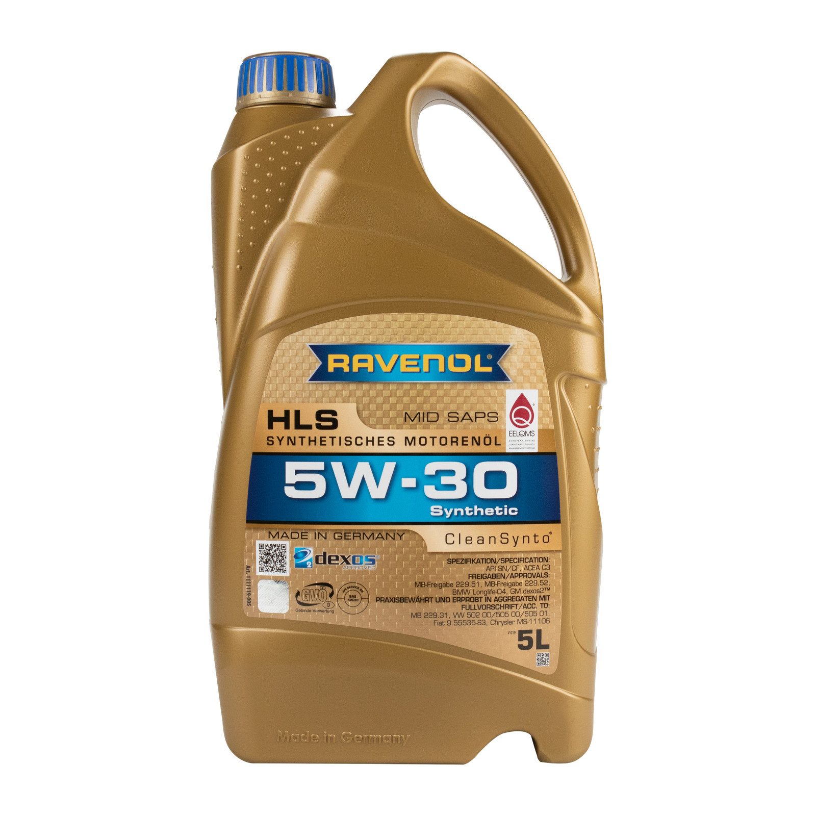 Ravenol Motoröl Öl-Additiv RAVENOL HLS Motoröl Öl SAE 5W30 5L 5 Liter, (1-tlg)