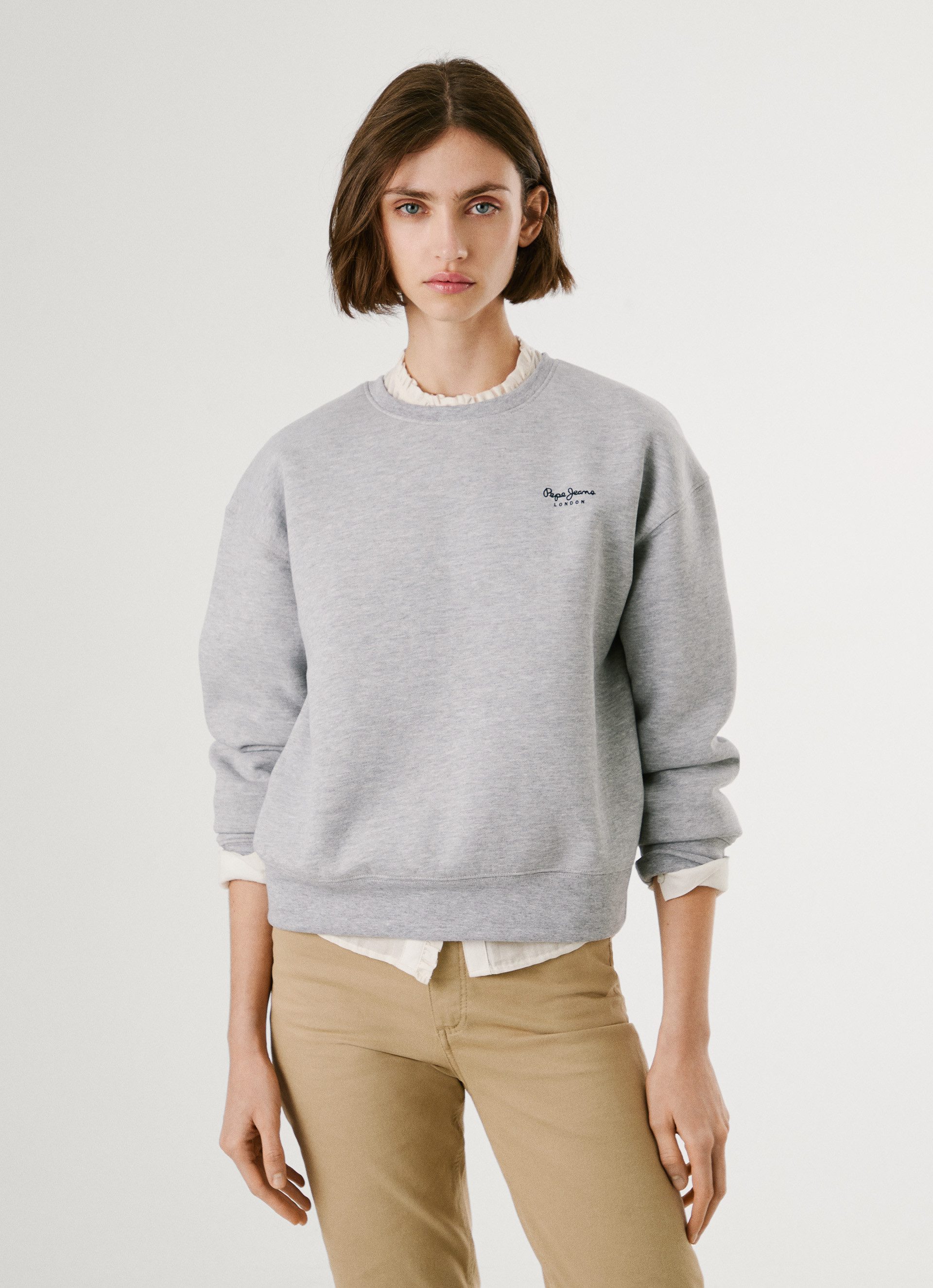 Pepe Jeans Sweatshirt BABI mit Rundhals und Logo günstig online kaufen