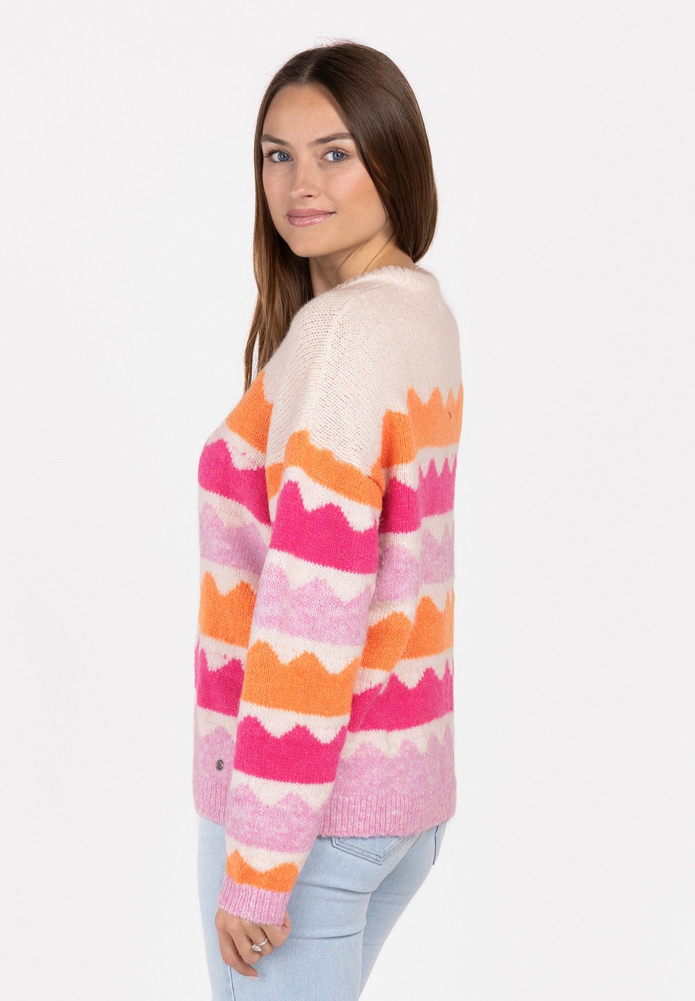 Key Largo V-Ausschnitt-Pullover WKN WAVES round