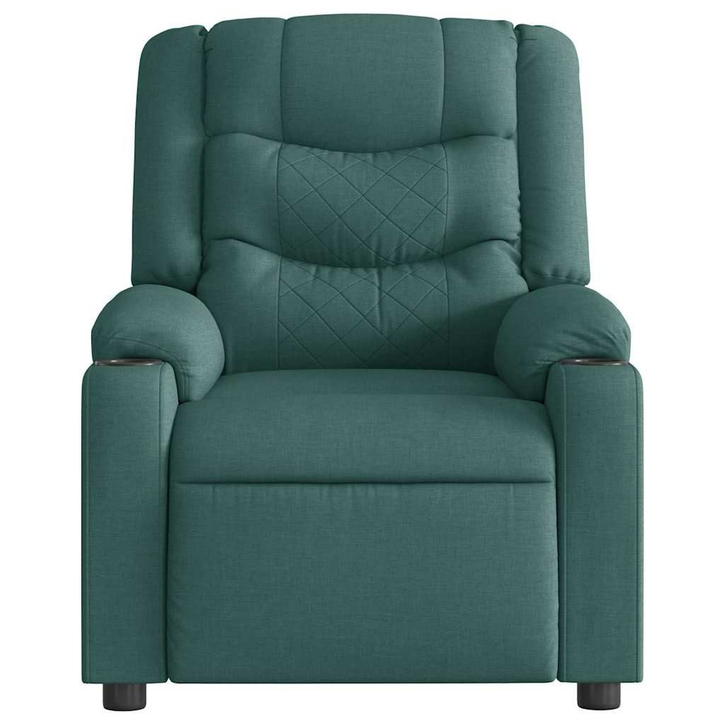 vidaXL Sessel Relaxsessel Dunkelgrün Stoff (1-St) günstig online kaufen