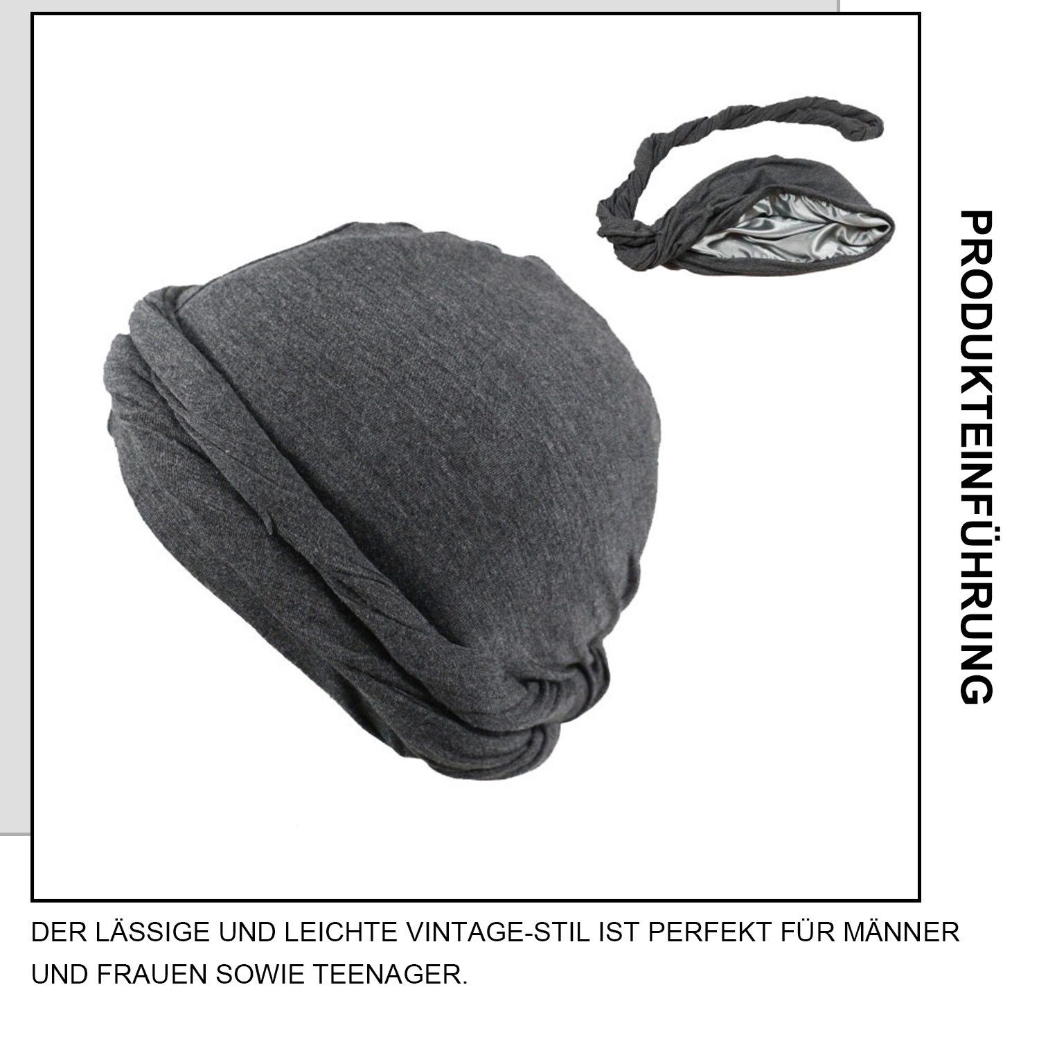 MAGICSHE Turbanmütze Kopfbedeckung, Schlapphut Ethnic Herren Armeegrün Turban Turban Hut