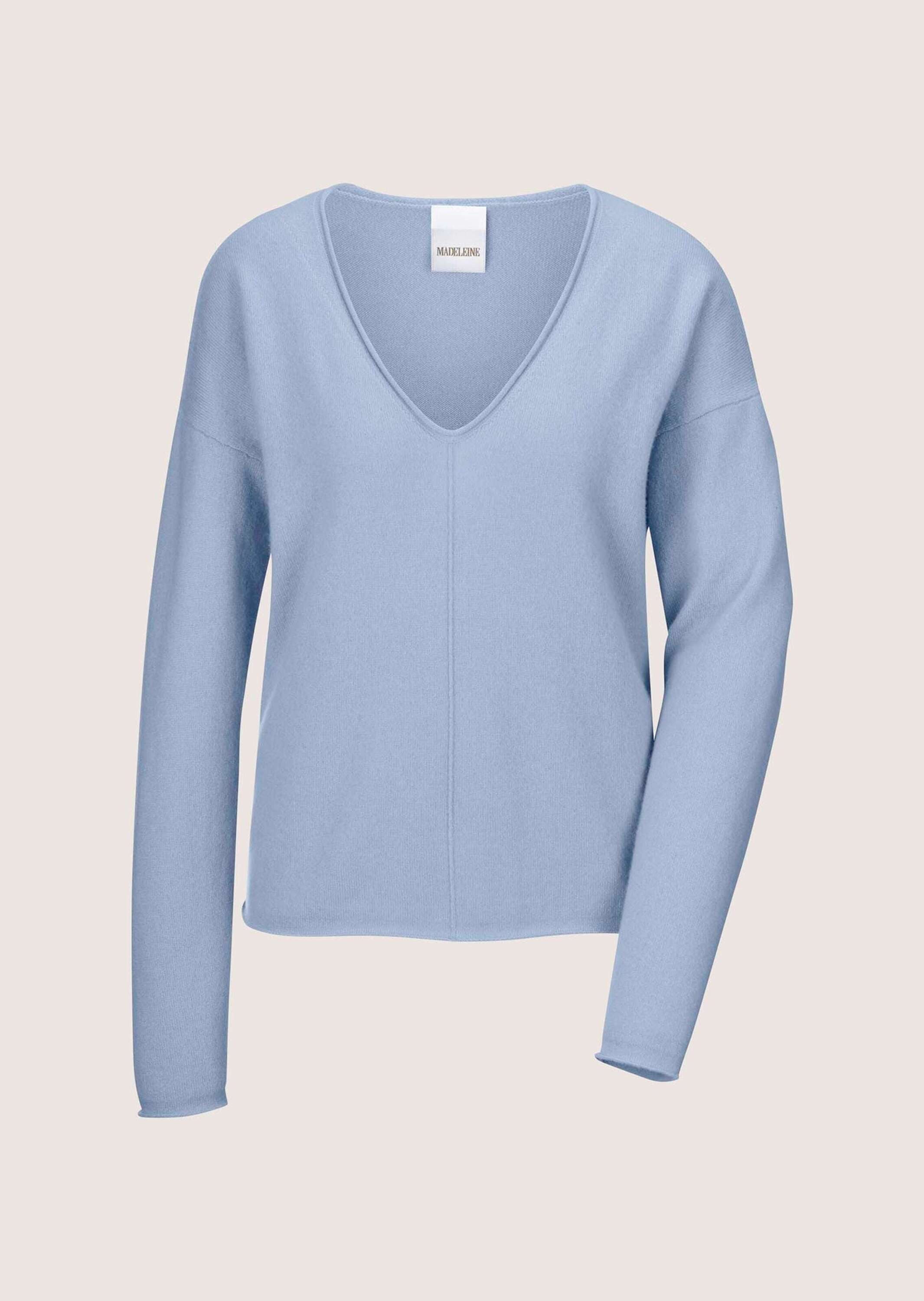 Strickpullover V-Pullover aus Kaschmir