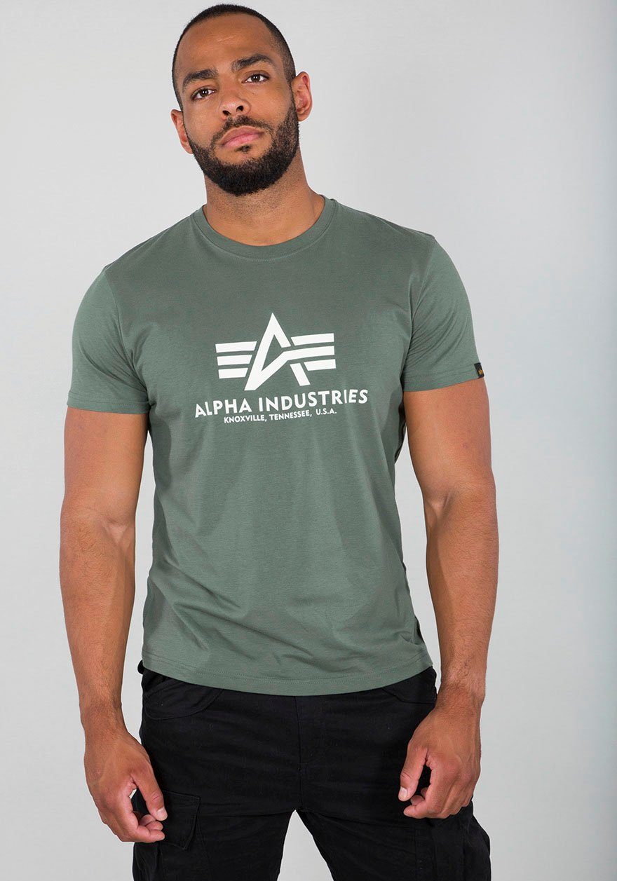 Alpha Industries T-Shirt Basic T-Shirt vintage green