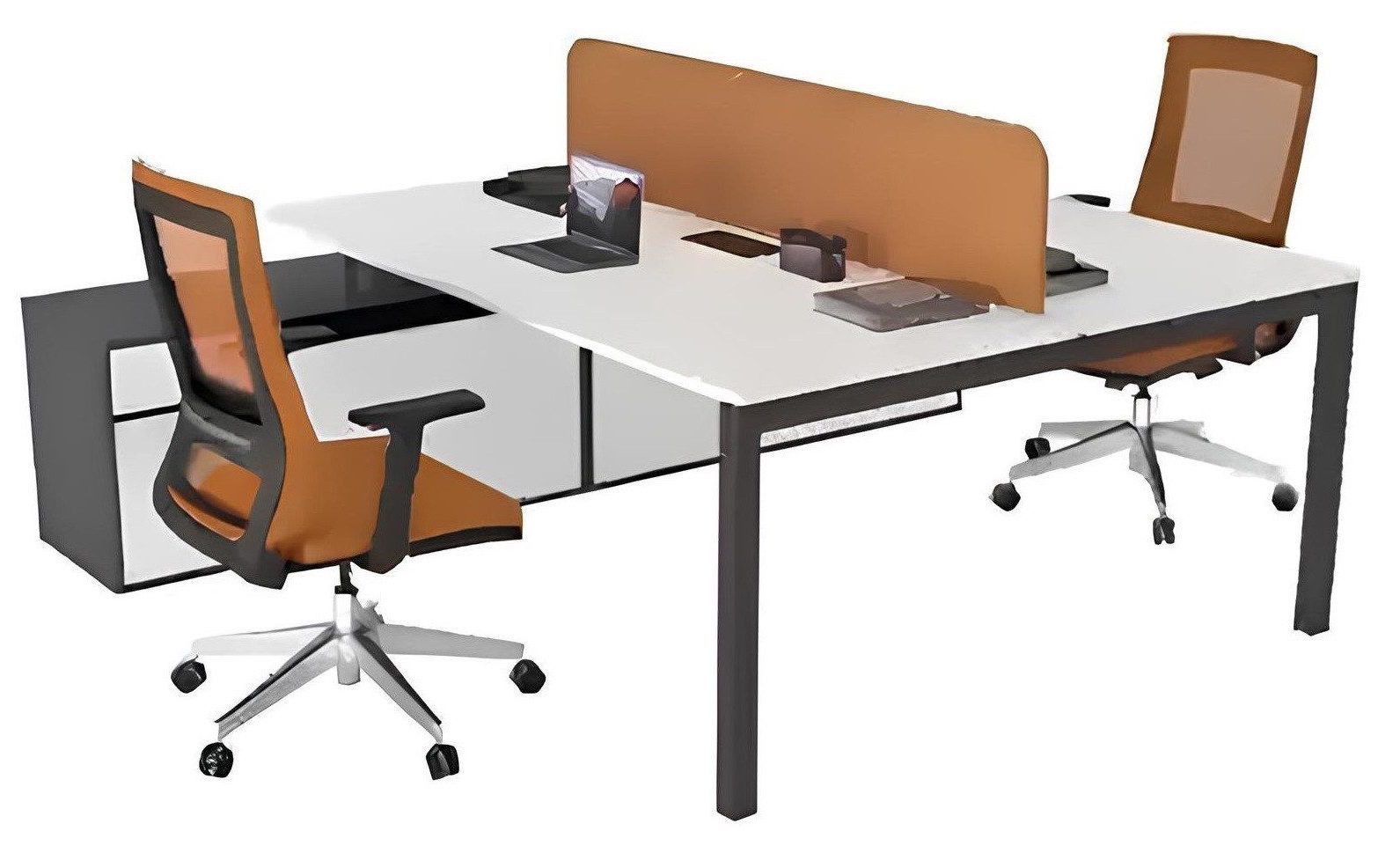 Xlmoebel Arbeitstisch Luxuriöser Arbeitstisch aus Holz für modernes Möbeldesign (1-St., Eckschreibtisch), Hergestellt in Europa