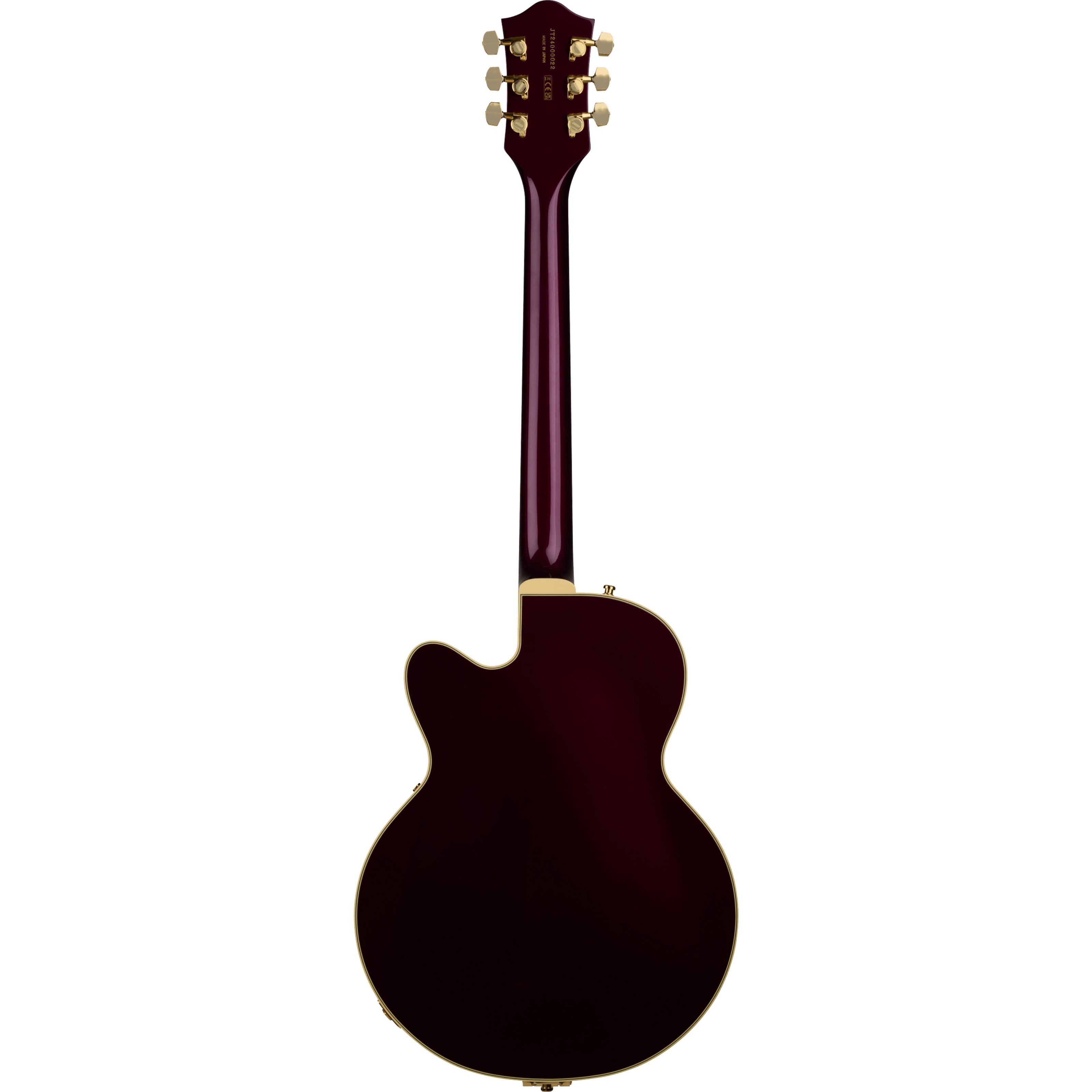 Gretsch Halbakustik-Gitarre, Halb-Akustik Gitarren, Semi Hollow-Modelle, Broadkaster Jr. LX Center Block with String-Thru Bigsby Blackberry -