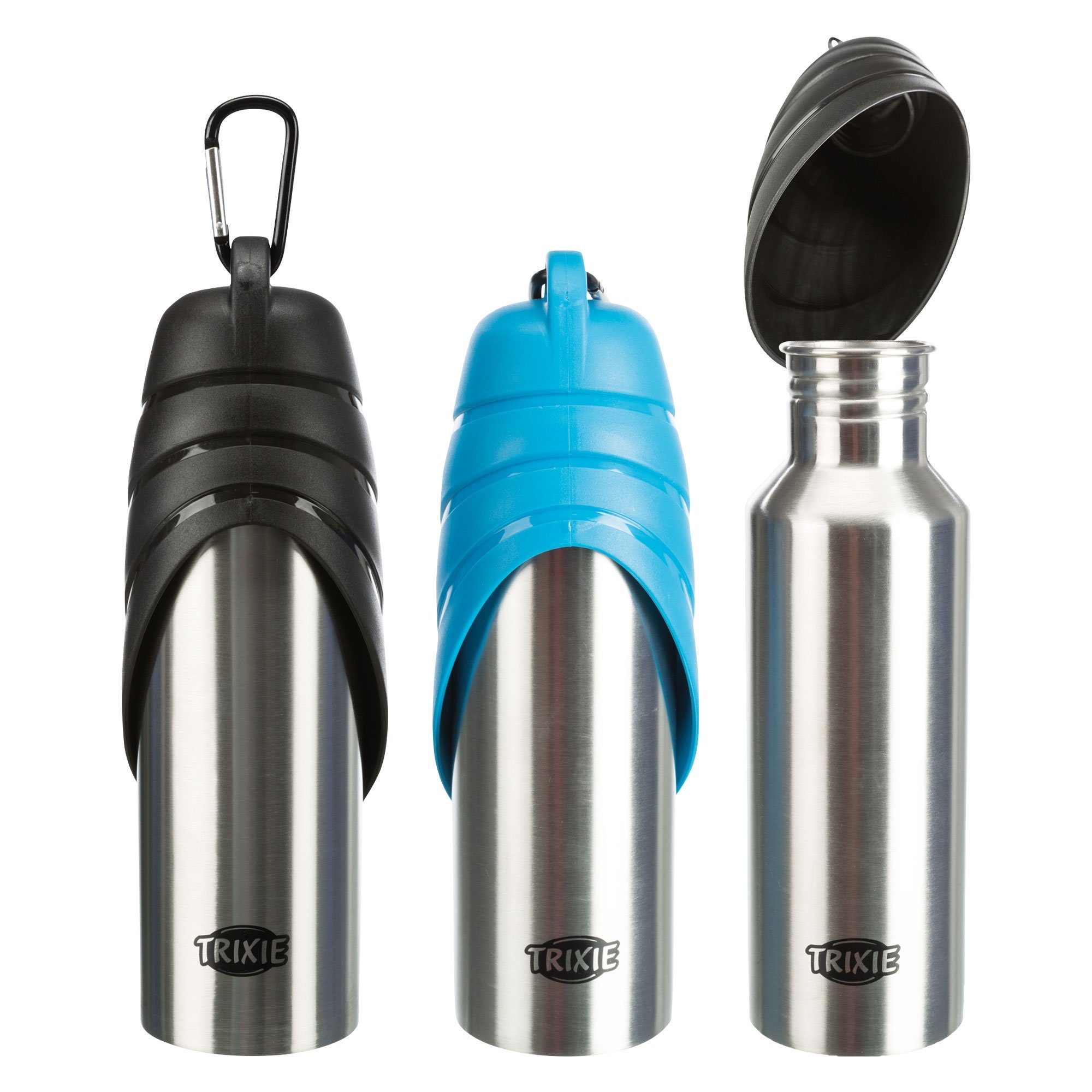 TRIXIE Reisenapf Hunde Trinkflasche Edelstahl, Edelstahl, Hinweis: Wird in günstig online kaufen