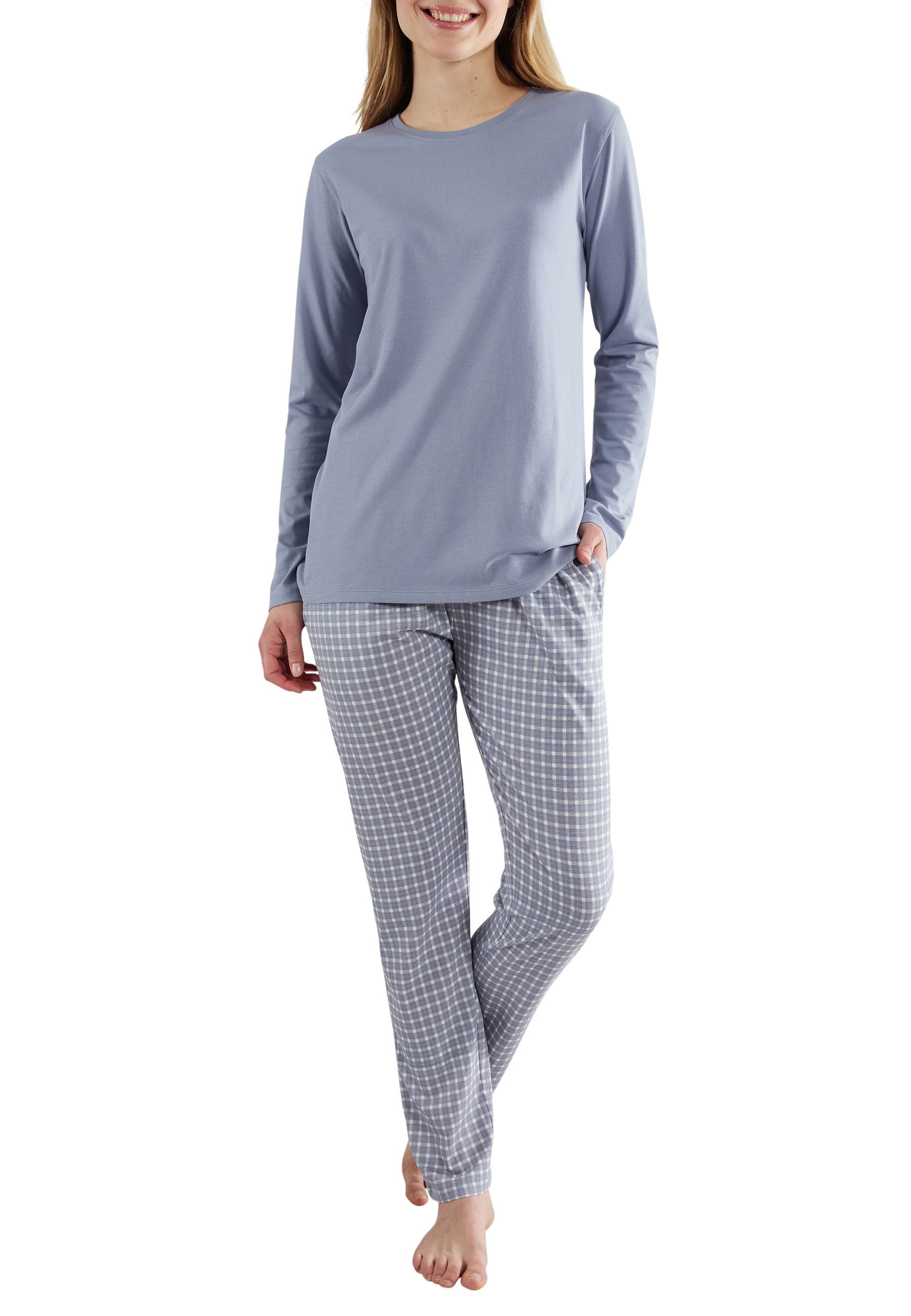 GÖTZBURG Pyjama GÖTZBURG Damen Pyjama blau günstig online kaufen