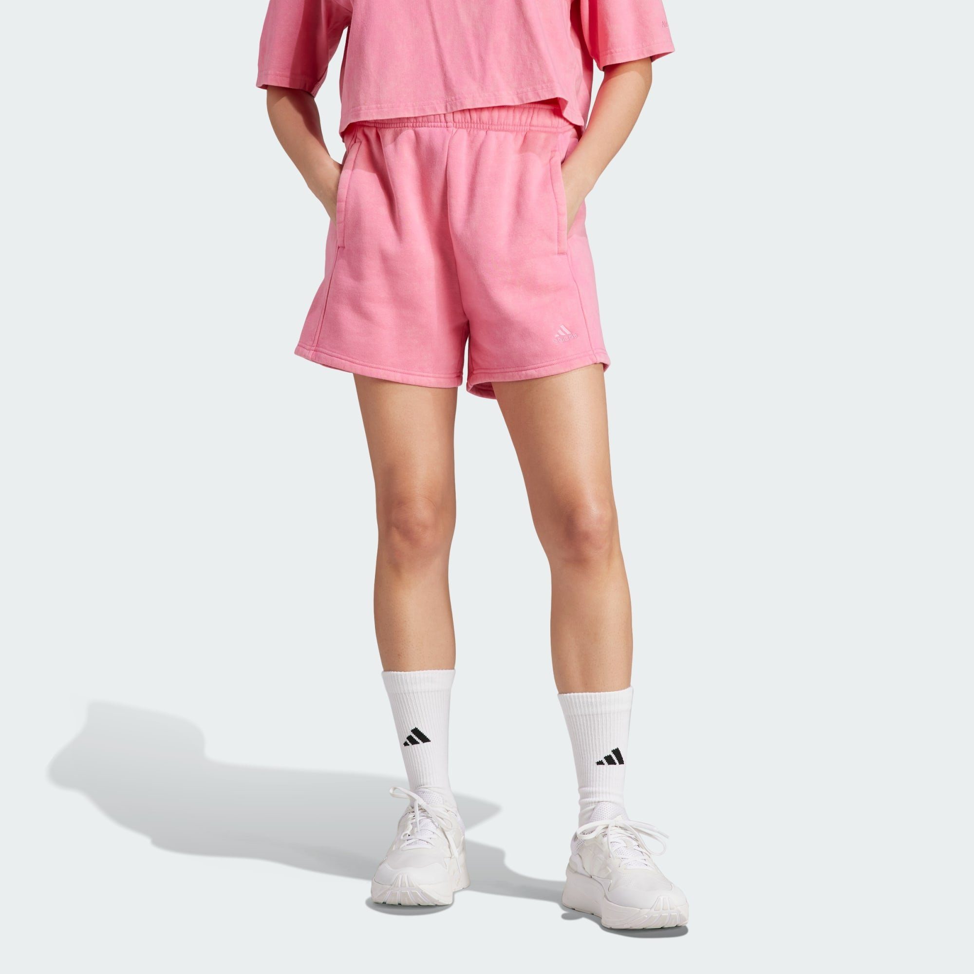 adidas Sportswear Shorts ALL SZN WASHED SHORTS Pink Fusion