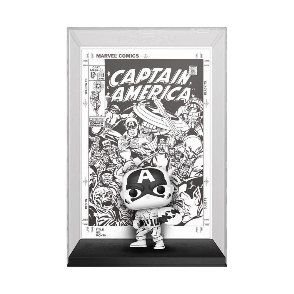 Actionfigur Marvel 85th Anniversary POP! Comic Cover Vinyl Figur Captain America 9