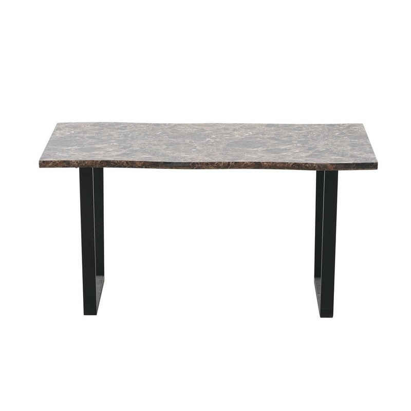 HTI-Line Esstisch Tisch Detroit marmor dunkel Detroit, Esstisch