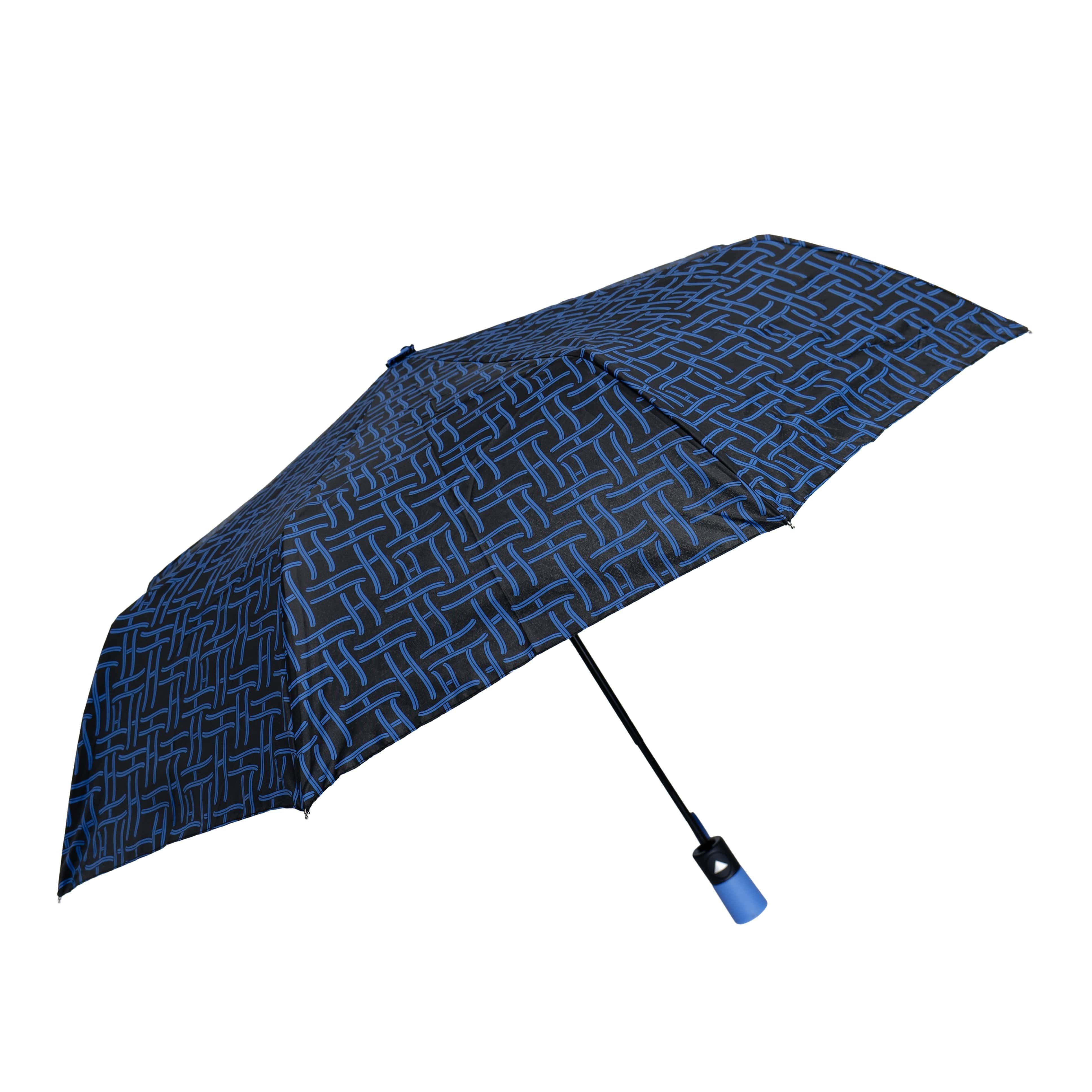 Taschenregenschirm Teleskop Taschenschirm mit Schutzhülle ⌀100 cm