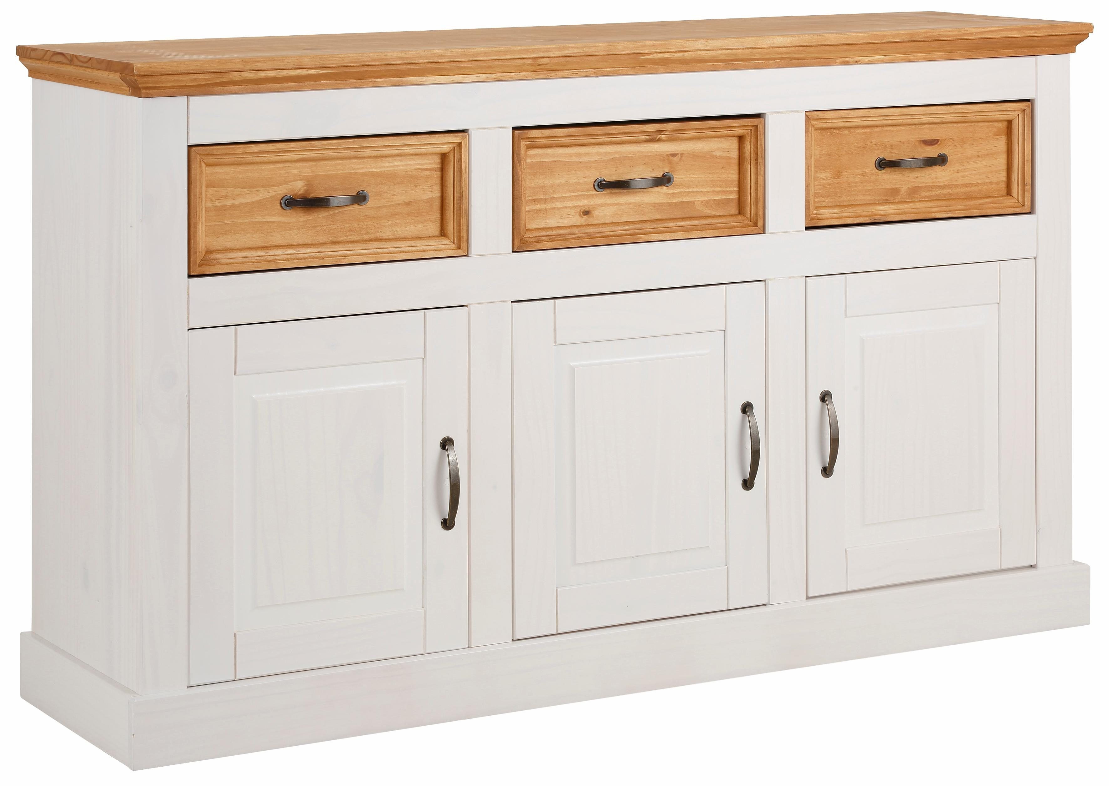 OTTO home Sideboard Selma, Kommode aus massivem Kiefernholz, Breite 145 cm