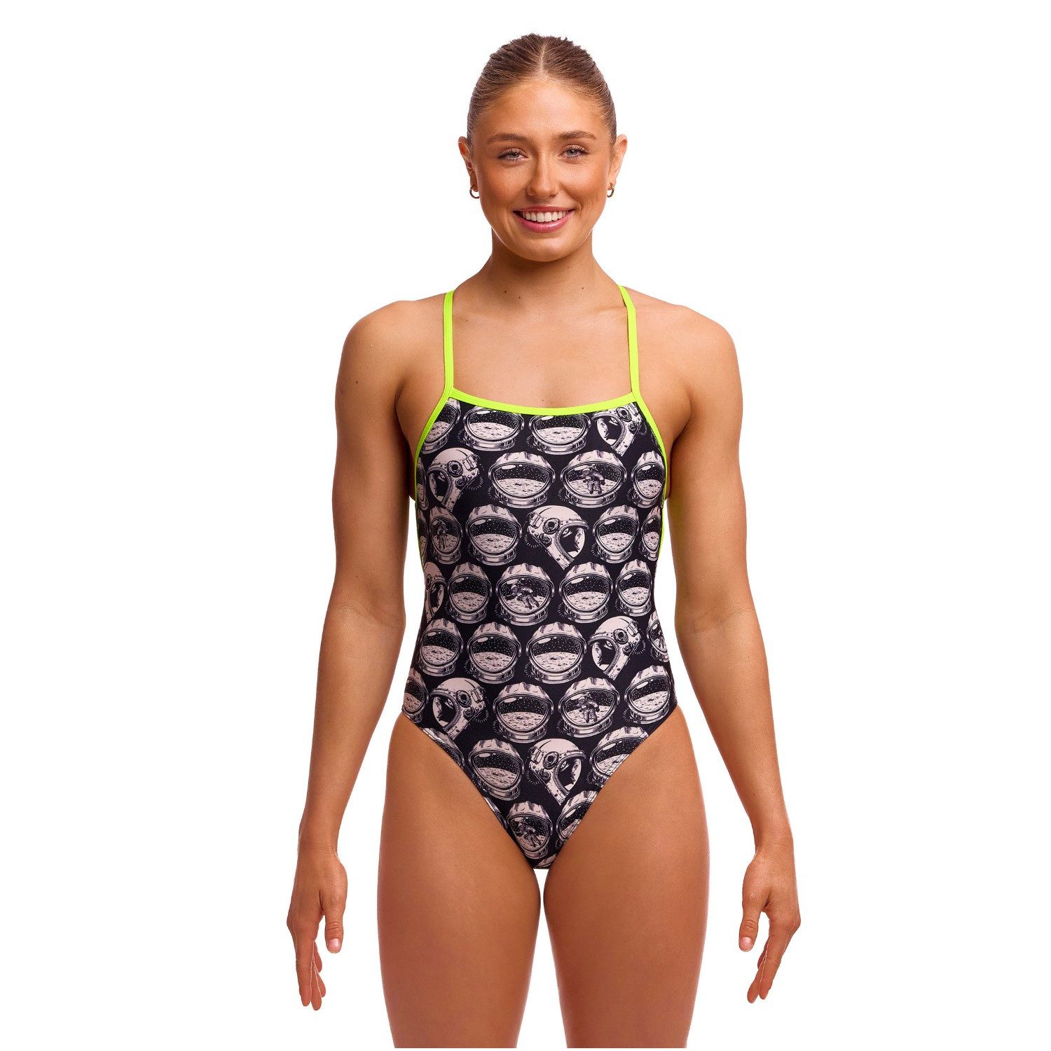 Funkita Badeanzug Rainbowie Schwimmanzug blickdicht und hoher Beinausschnitt