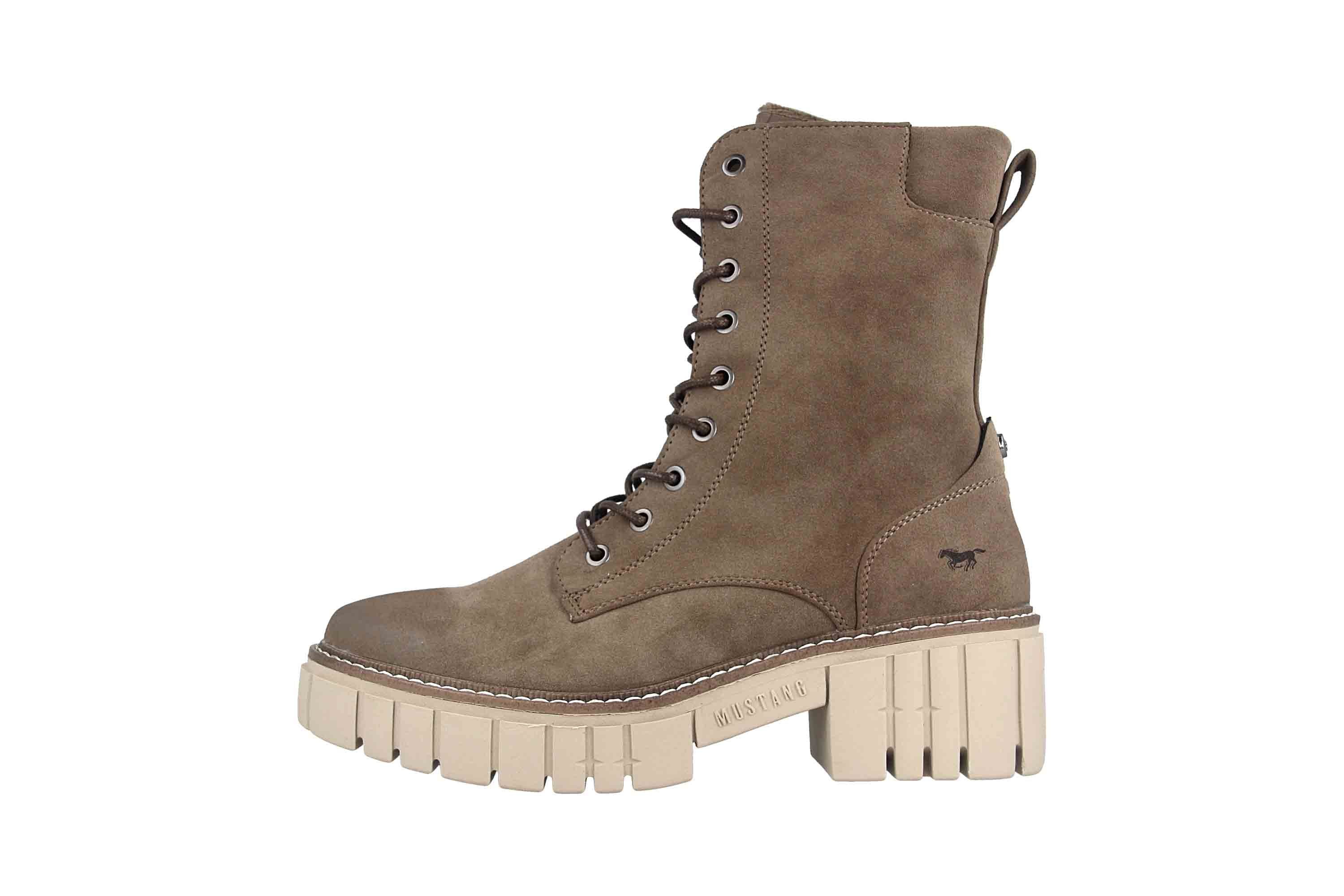 Mustang Shoes 1447-506-318 Schnürboots taupe