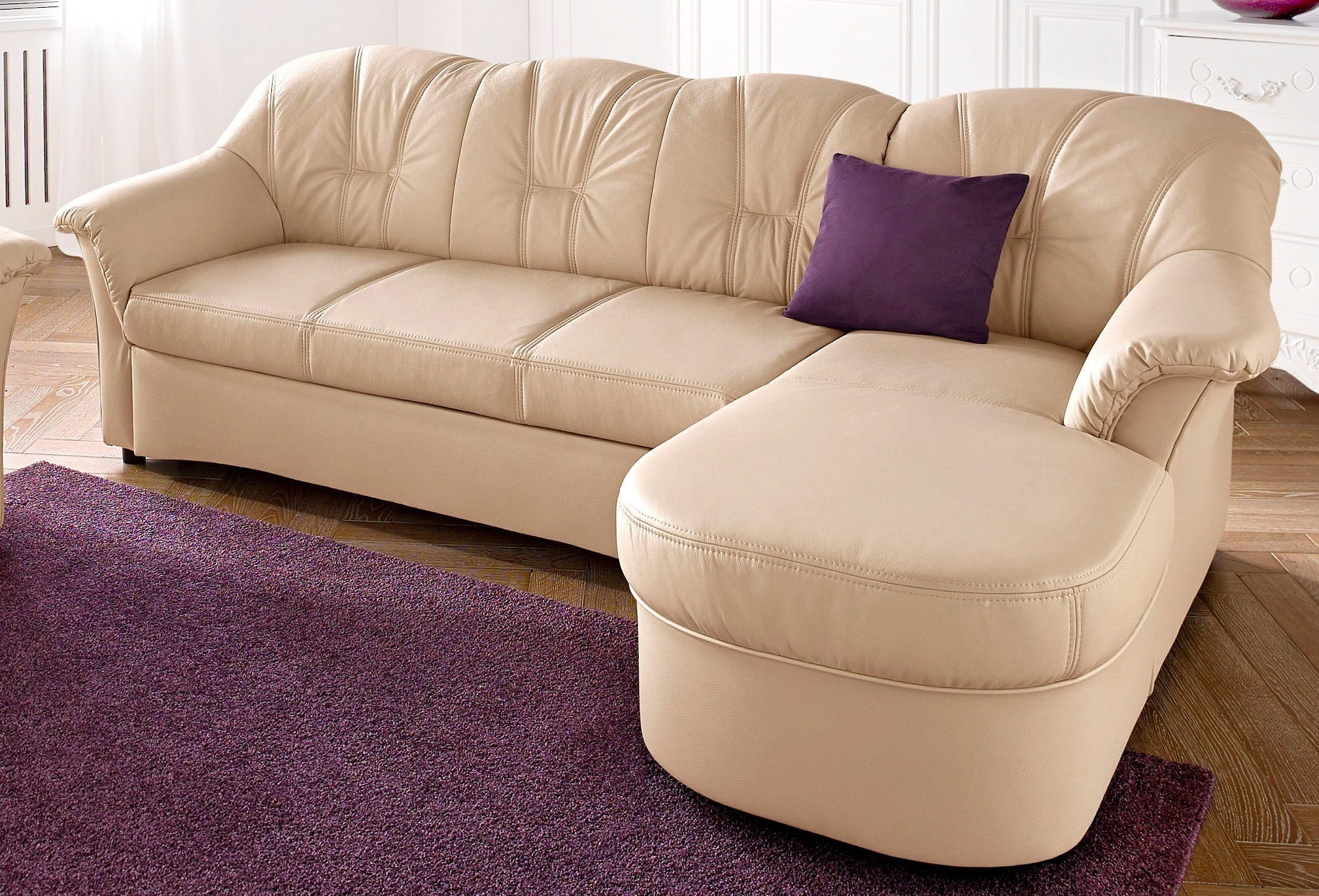 DOMO collection Ecksofa Flores Schlafsofa, B/T/H: günstig online kaufen
