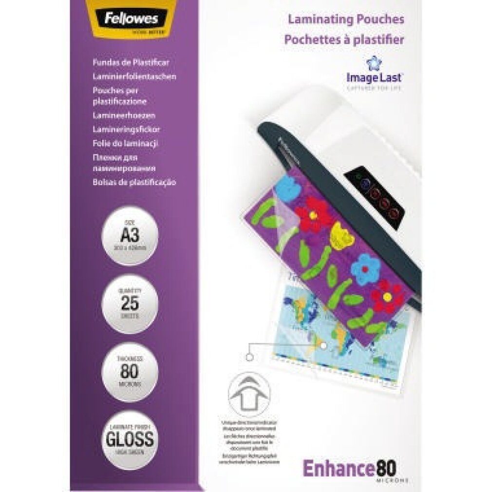 FELLOWES Druckerband Laminierfolie ImageLast 5396403 Maße: 297 x 420 mm (B x H)
