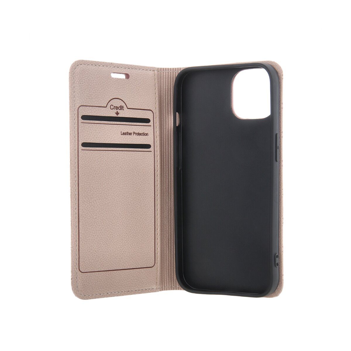 COFI 1453 Handyhülle Smart Caro für Redmi 14C 4G/5G / A4 / POCO C75 Beige Kariert Wallet 6,88, Kariert mit Kartenfach und Standfunktion