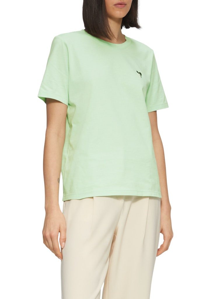 s.Oliver Kurzarmshirt Elastisches T-Shirt mit Frontprint günstig online kaufen