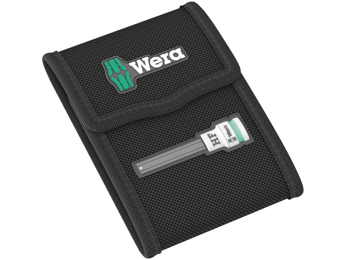 Wera Steckschlüssel Steckschlüsselsatz 1/4 Zoll 5tlg. SW 4-8 mm (Set), 5-teilig, mit Farbkennzeichnung und Rädelung am hinteren Nuss-Ende
