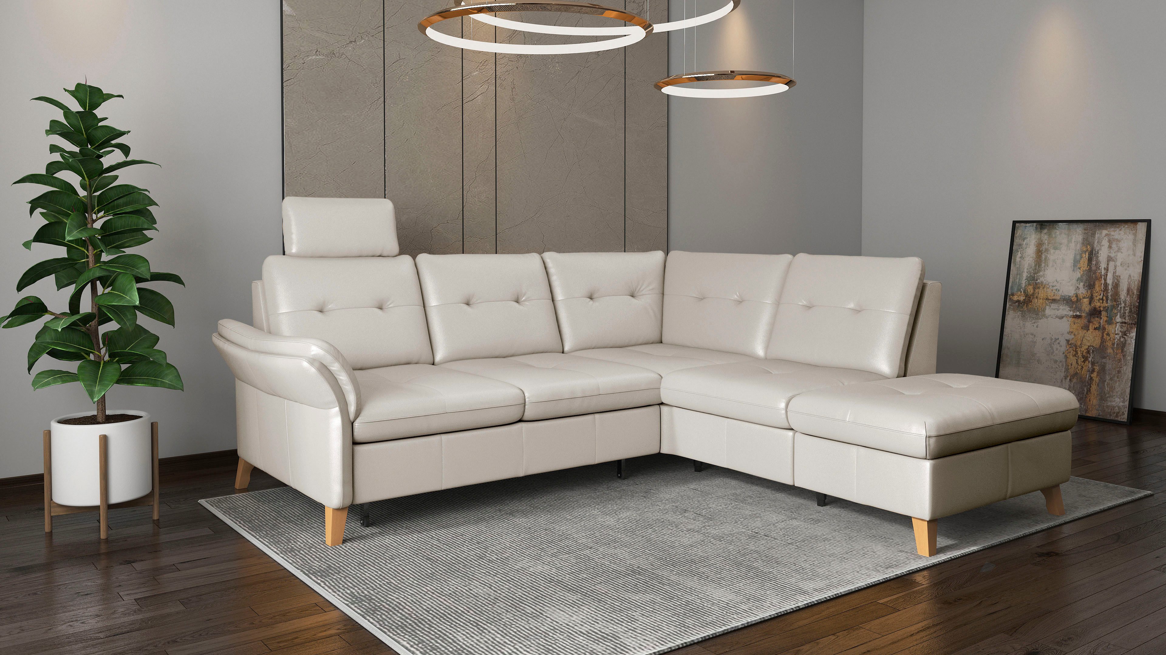 sit&more Ecksofa "Göteborg" inkl. Sitztiefenverstellung, wahlweise mit Bett günstig online kaufen