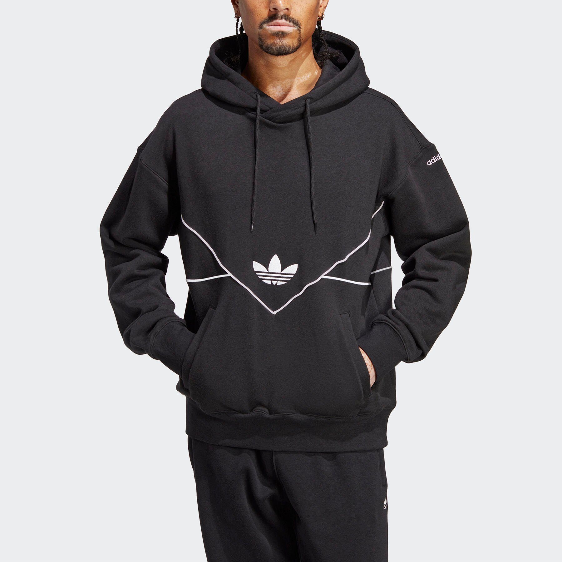 adidas Originals Kapuzensweatshirt HOODIE Black ADICOLOR SEASONAL ARCHIVE