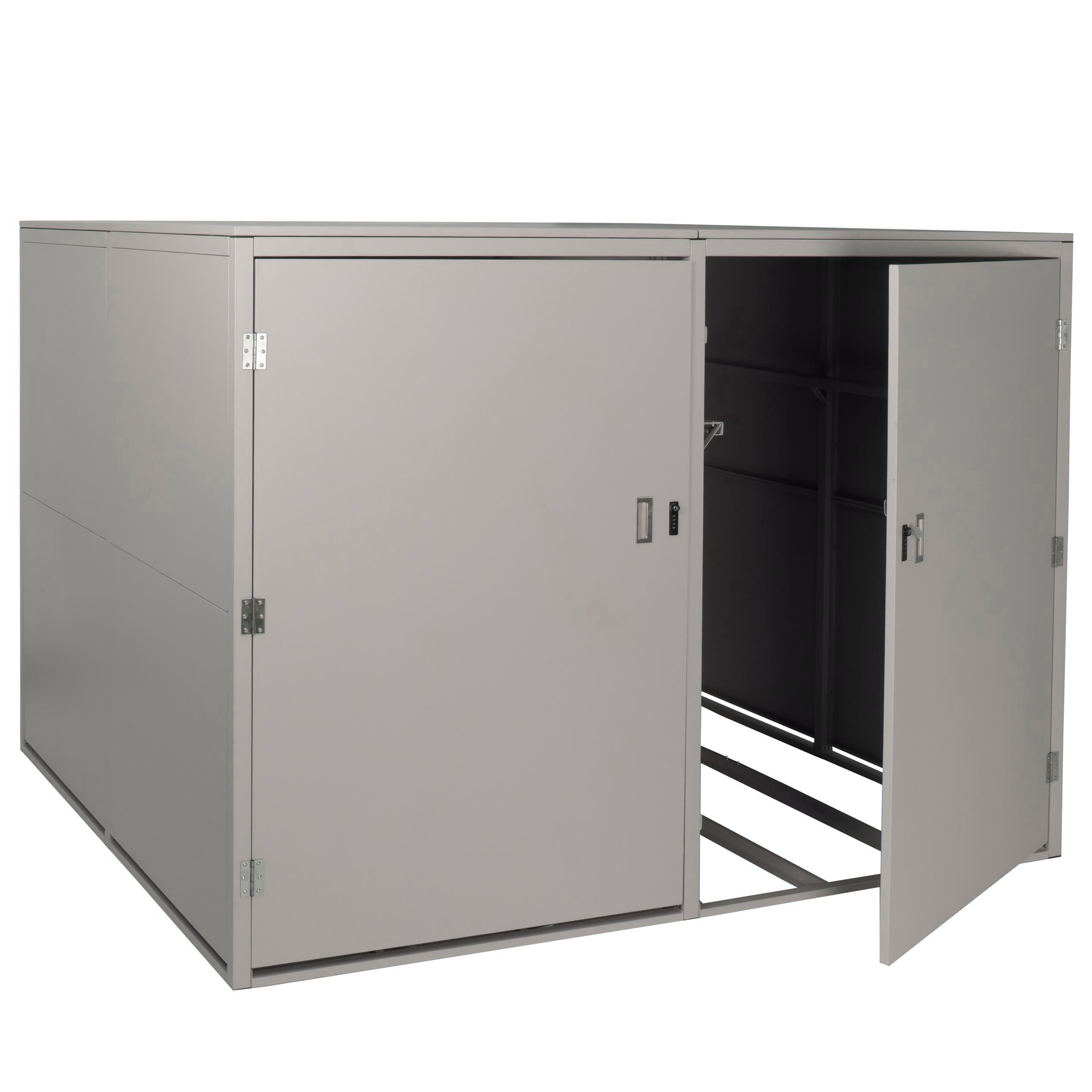 MCW Fahrradbox MCW-L56c-4 (1 St), Aussparungen für Luftzirkulation