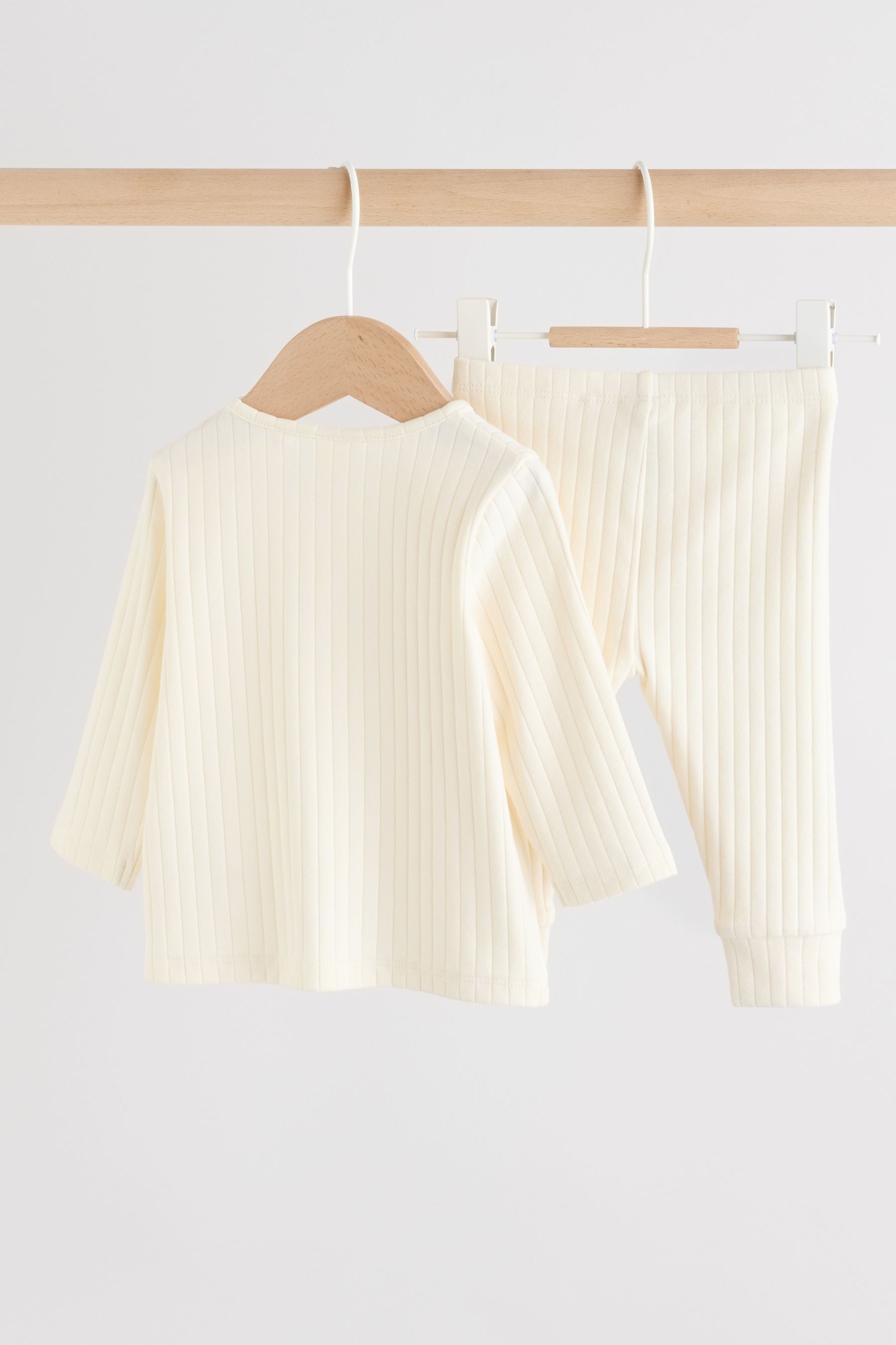 Next Shirt & Leggings Hello World Baby-Oberteil und Leggings, 2er Set (2-tlg) – Bild 2 von 5