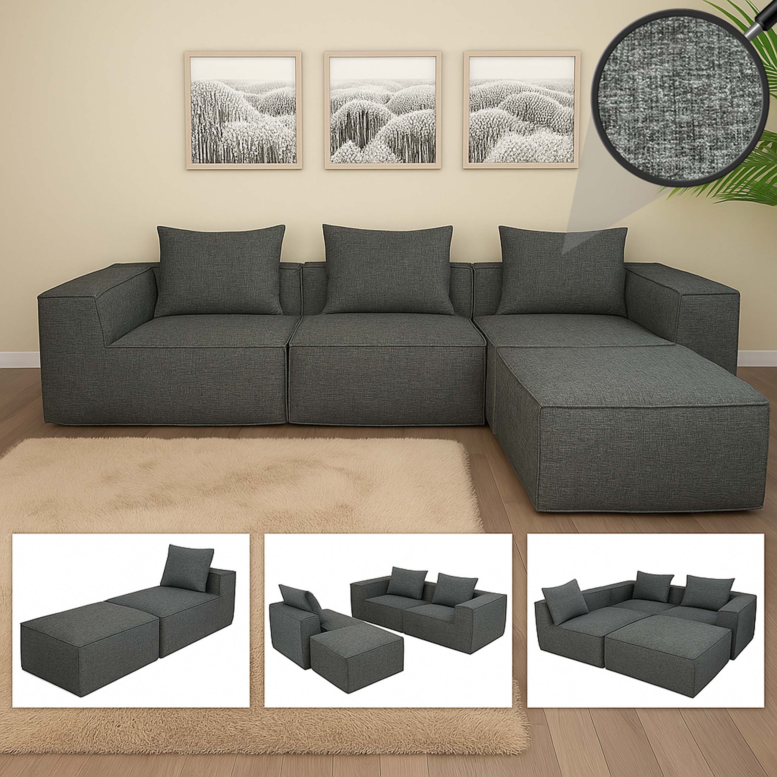 MCW Wohnlandschaft MCW-O54, Kein Aufbau notwendig