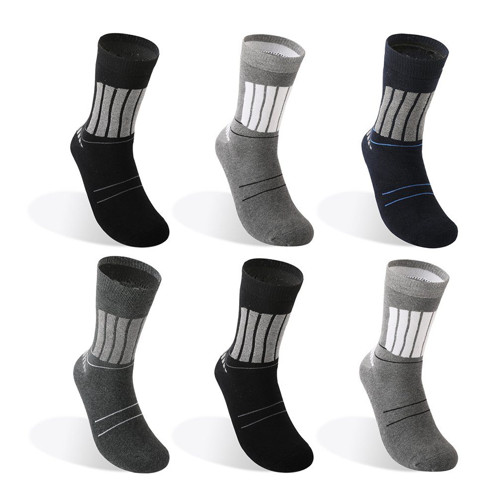 TEXEMP Thermosocken 6 Paar - Thermo Strümpfe 3 Damen Dicke (6-Paar) Wintersocken Socken Wärmend Warme Mit Innenfrottee Herren Model