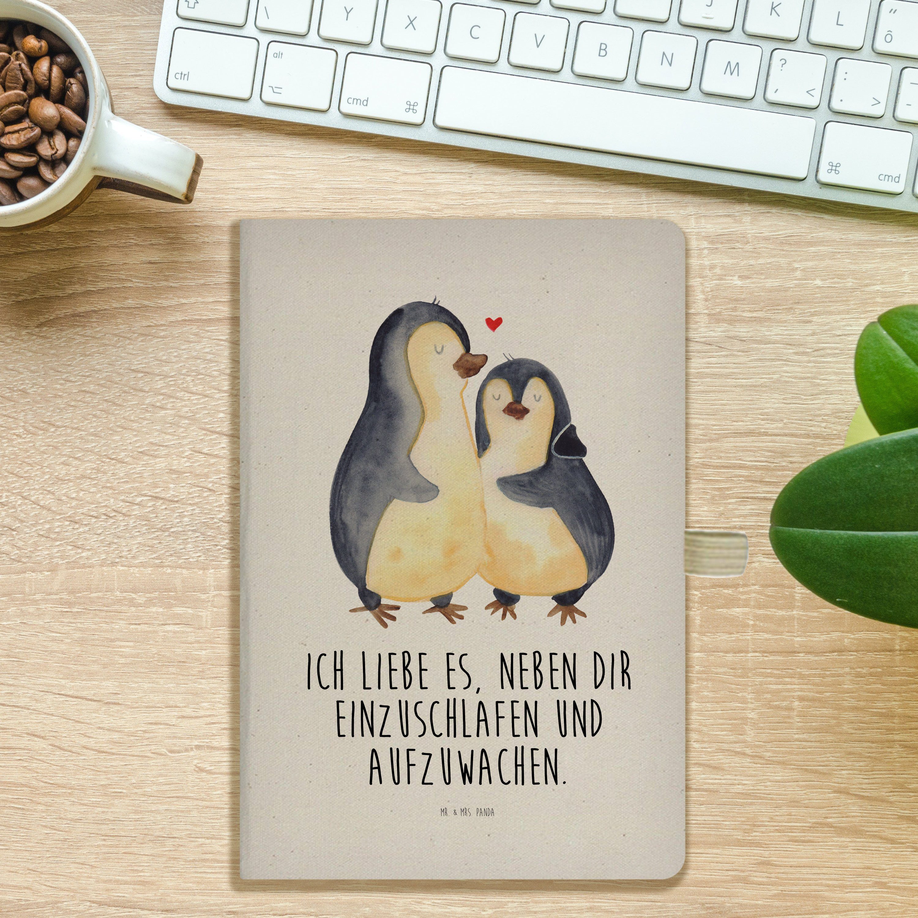 Notizbuch Einschlafen Geschenk, Panda Mr. - Mr. Pinguine Panda - Transparent & Mrs. Notizen, Skizzenbuch, & Mrs.
