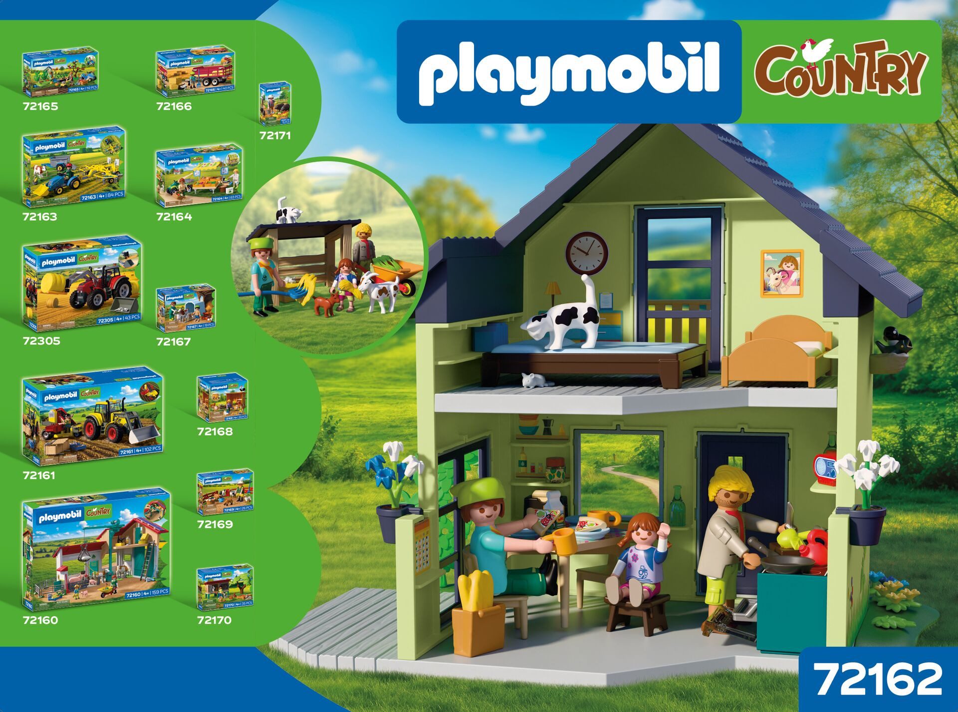 Playmobil® Bauernhaus (72162), Country Konstruktions-Spielset, Made in Europe