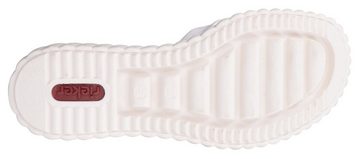 Rieker Sandalette, Sommerschuh, Sandale, Plateauabsatz, mit Klettverschluss