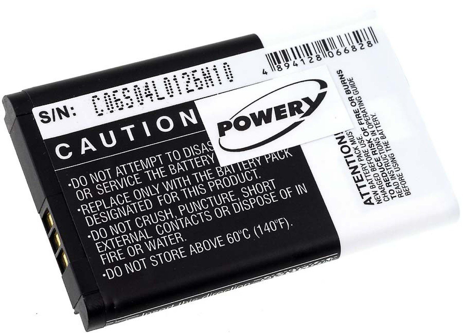 Powery Akku für Tablet Wacom Typ 1UF553450Z-WCM Tablet-Akku 1200 mAh (3.7 V)