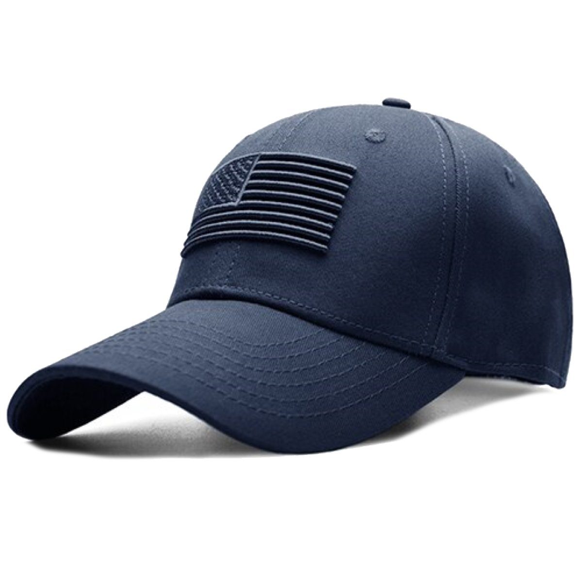 Baseball Cap Amerika Basic Belüftungslöchern Flag U.S.A. Baseballcap mit Retro Sporty USA navy Fahne