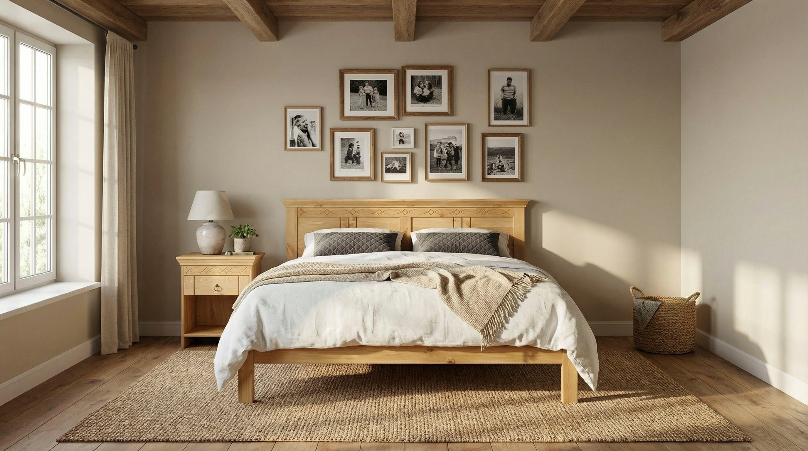 OTTO home Massivholzbett Indra, TOPSELLER, Landhausstil, edles Design,zerti günstig online kaufen