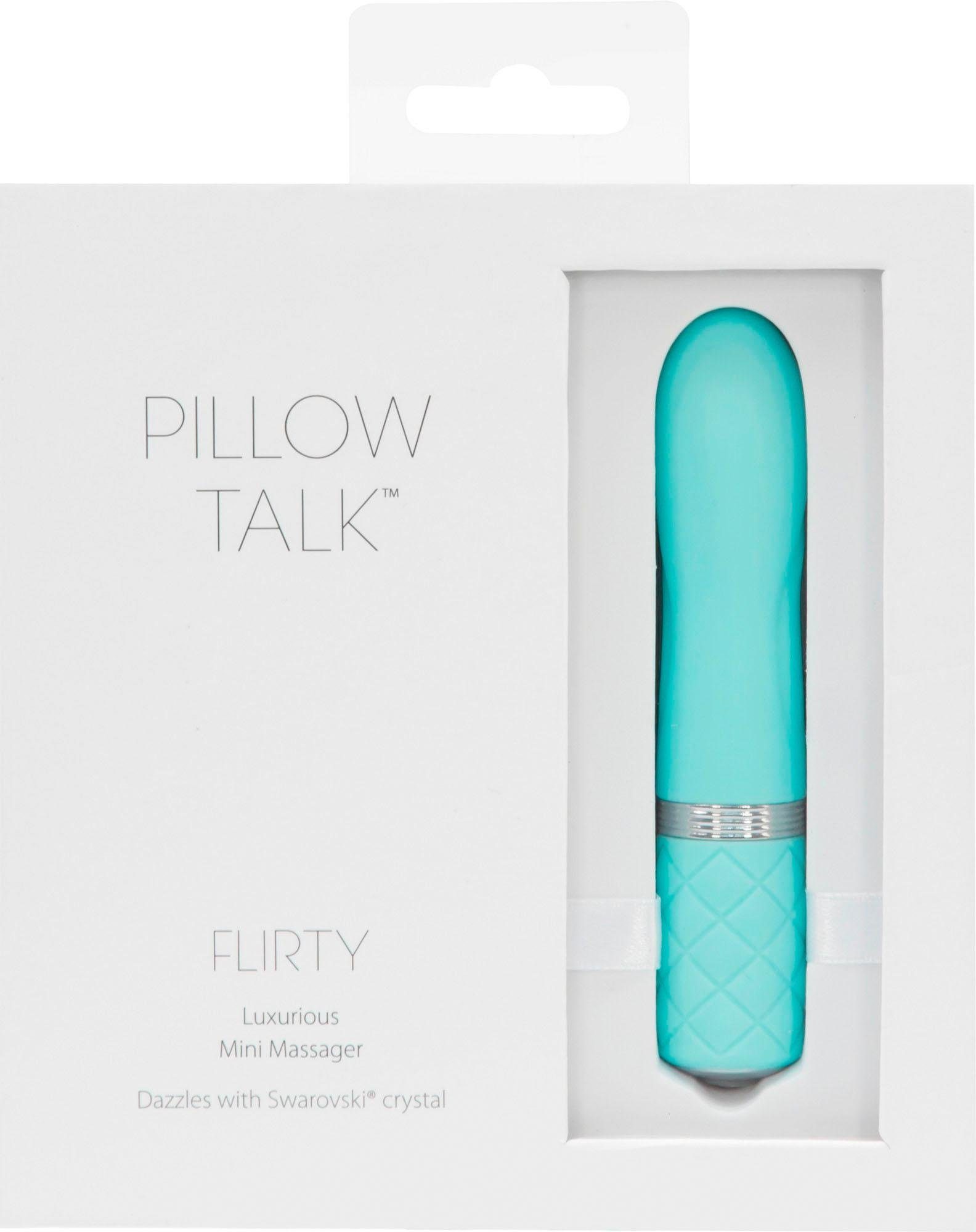 Pillow Talk Vibrator Flirty Talk Pillow Minivibrator hellgrün