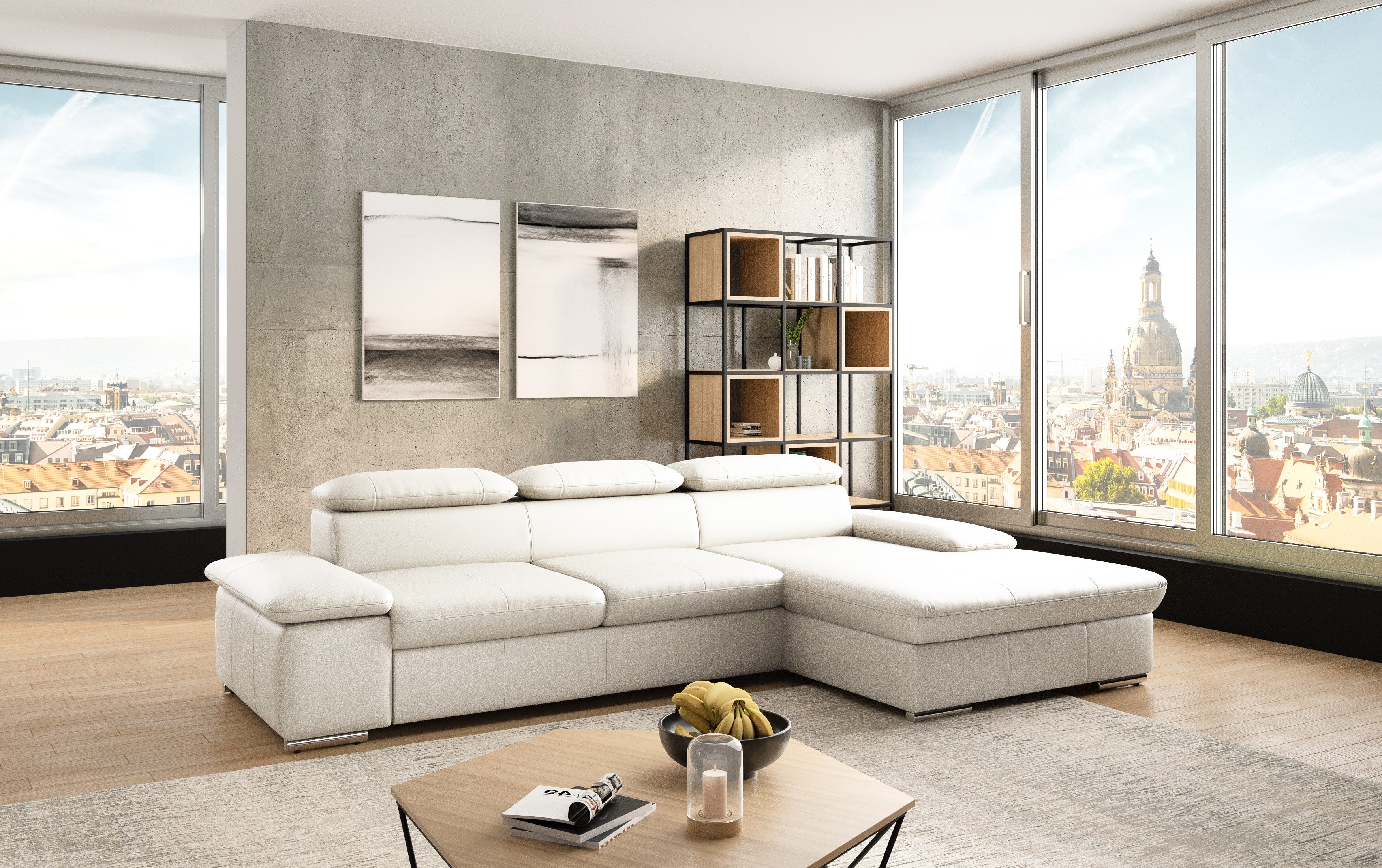 sit&more Ecksofa Valantine L-Form, inkl. Kopf- günstig online kaufen