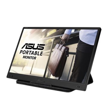 Asus ZenScreen MB166B Portabler Monitor (39,60 cm/15,6 ", 1920 x 1080 px, Full HD, 25 ms Reaktionszeit, 60 Hz, IPS, tragbar, USB 3.2, entspiegelte Oberfläche)