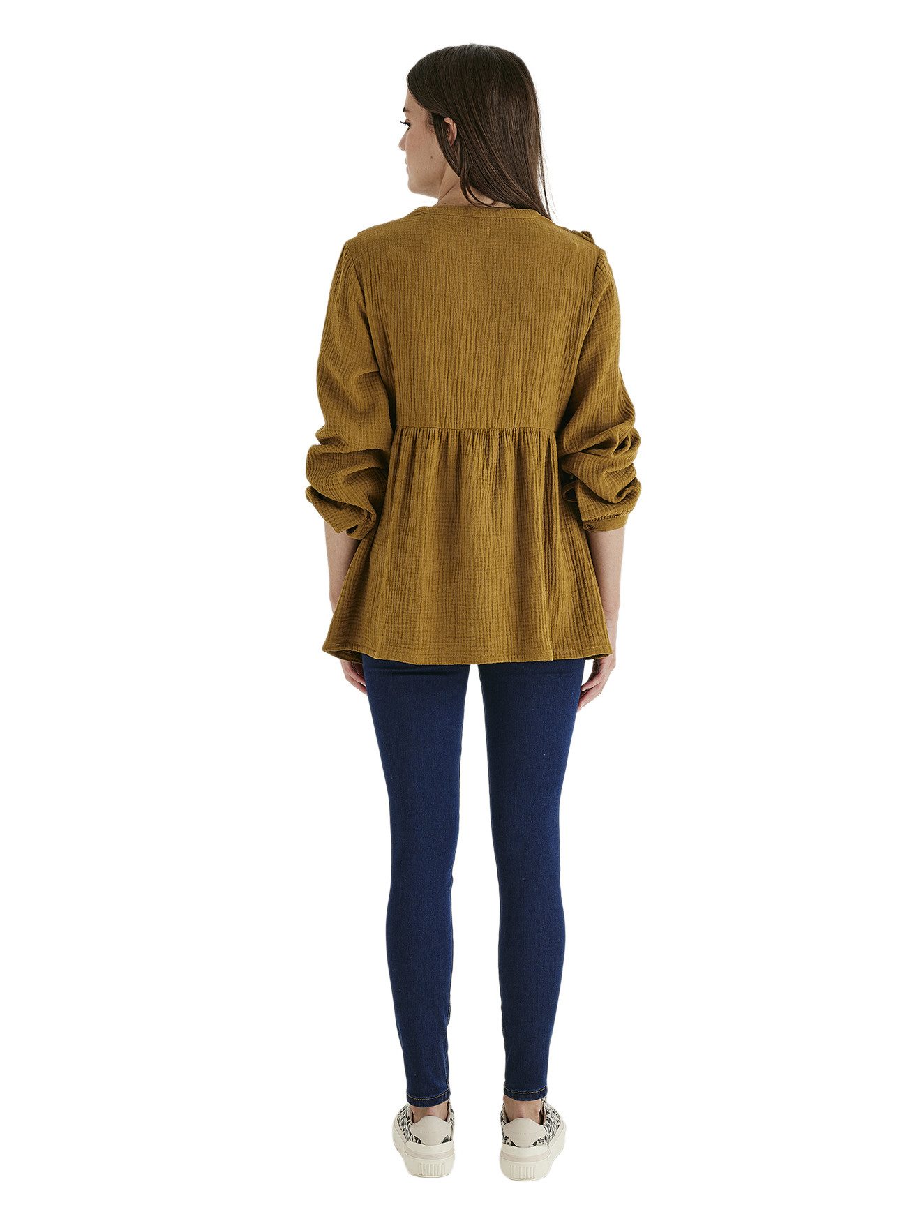 vertbaudet Umstandsjeans Umstands-Jeans mit WATERLESS-Denim, Skinny-Fit Bundweite verstellbar, 2 aufgesetzte Gesäßtaschen