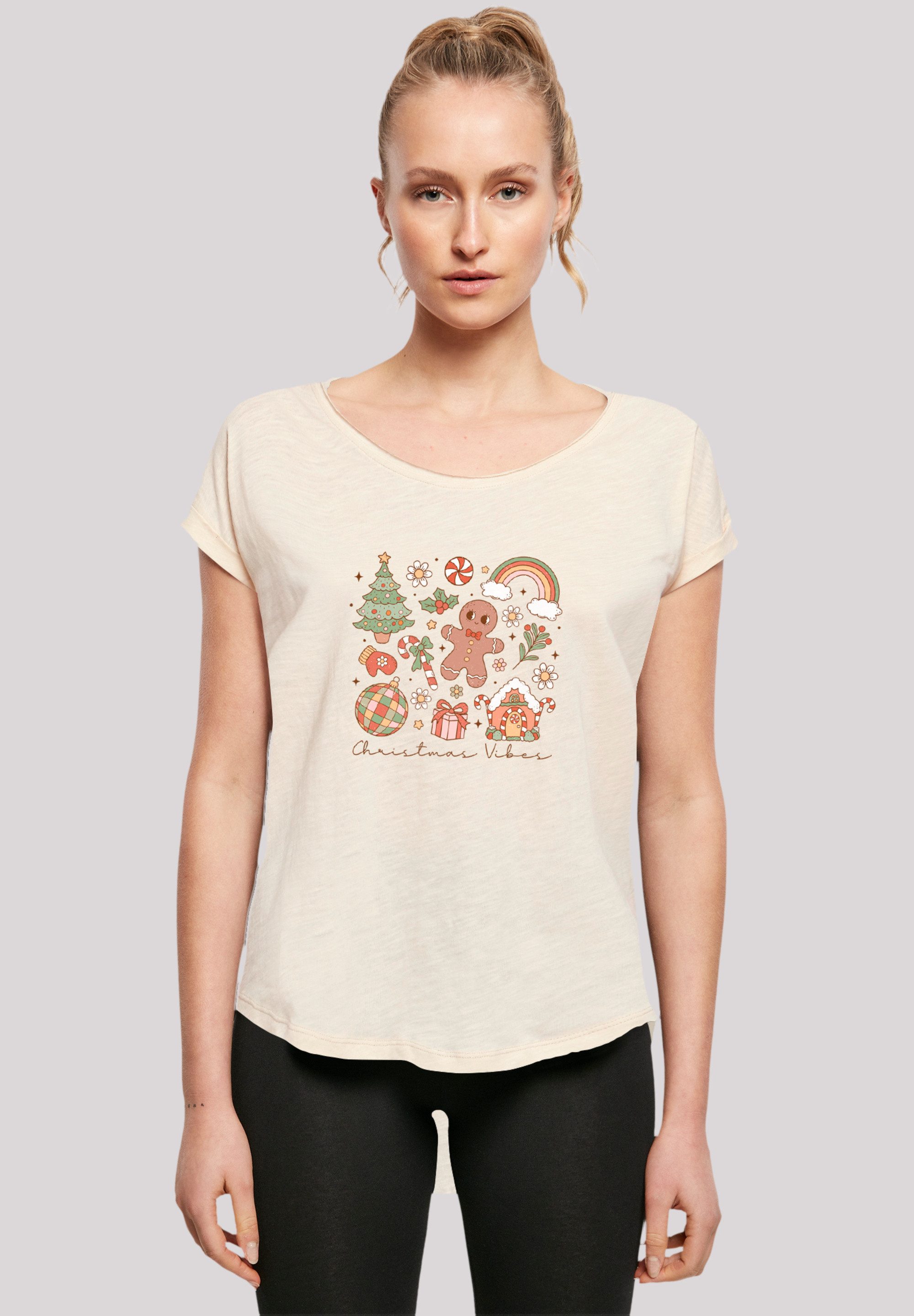 F4NT4STIC T-Shirt "Weihnachten Vibes Cozy Cute Winter", Premium Qualität, W günstig online kaufen