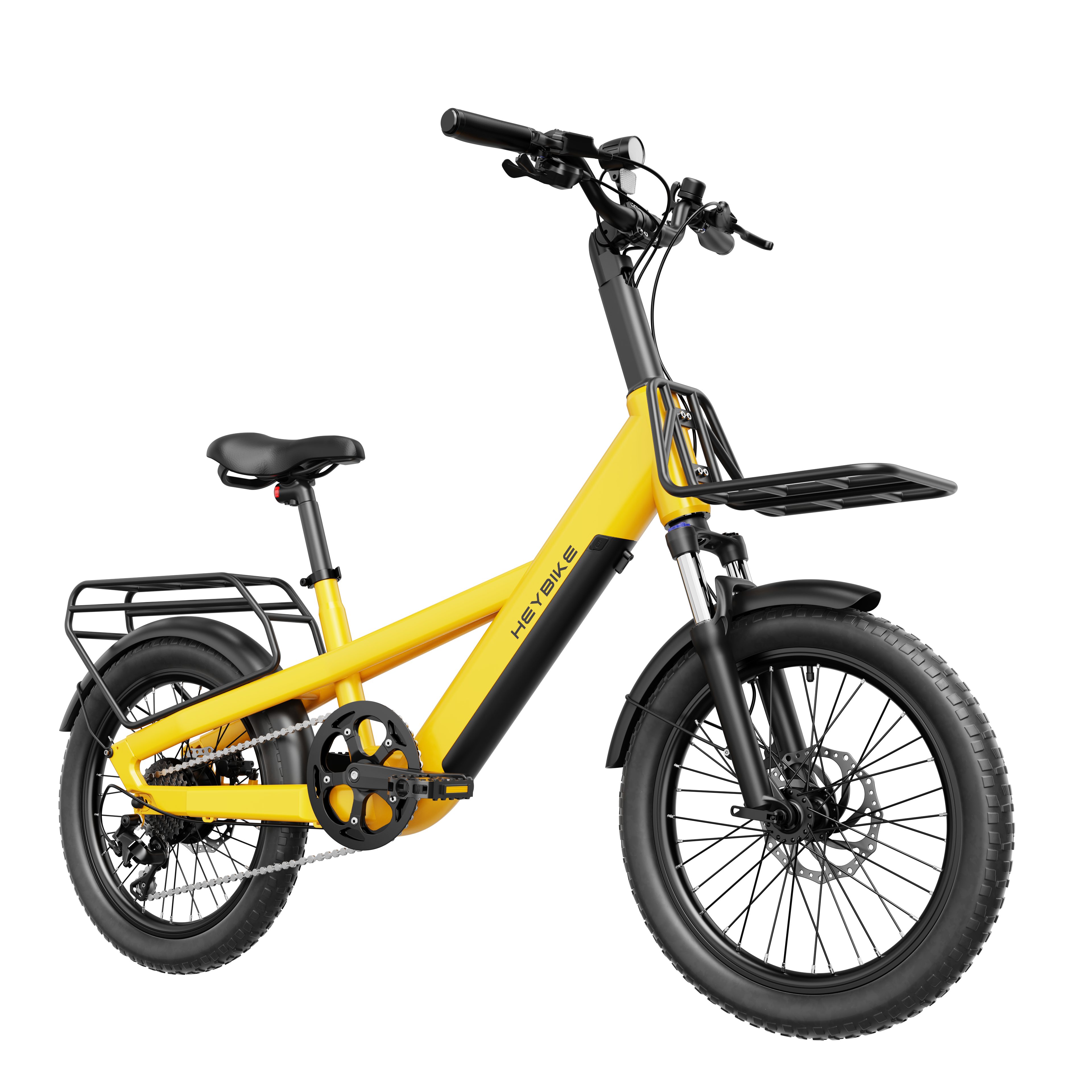 Heybike E-Bike Trekkingrad E-Bike Mountainbike, Shimano 8 Gang, Hydraulisch, 20 ZOLL,250 W Motor, 8 Gang Shimano, Kettenschaltung, 468 Wh, Drehmomentsensor, hydraulischen Bremsen und hochwertiger Ausstattung.