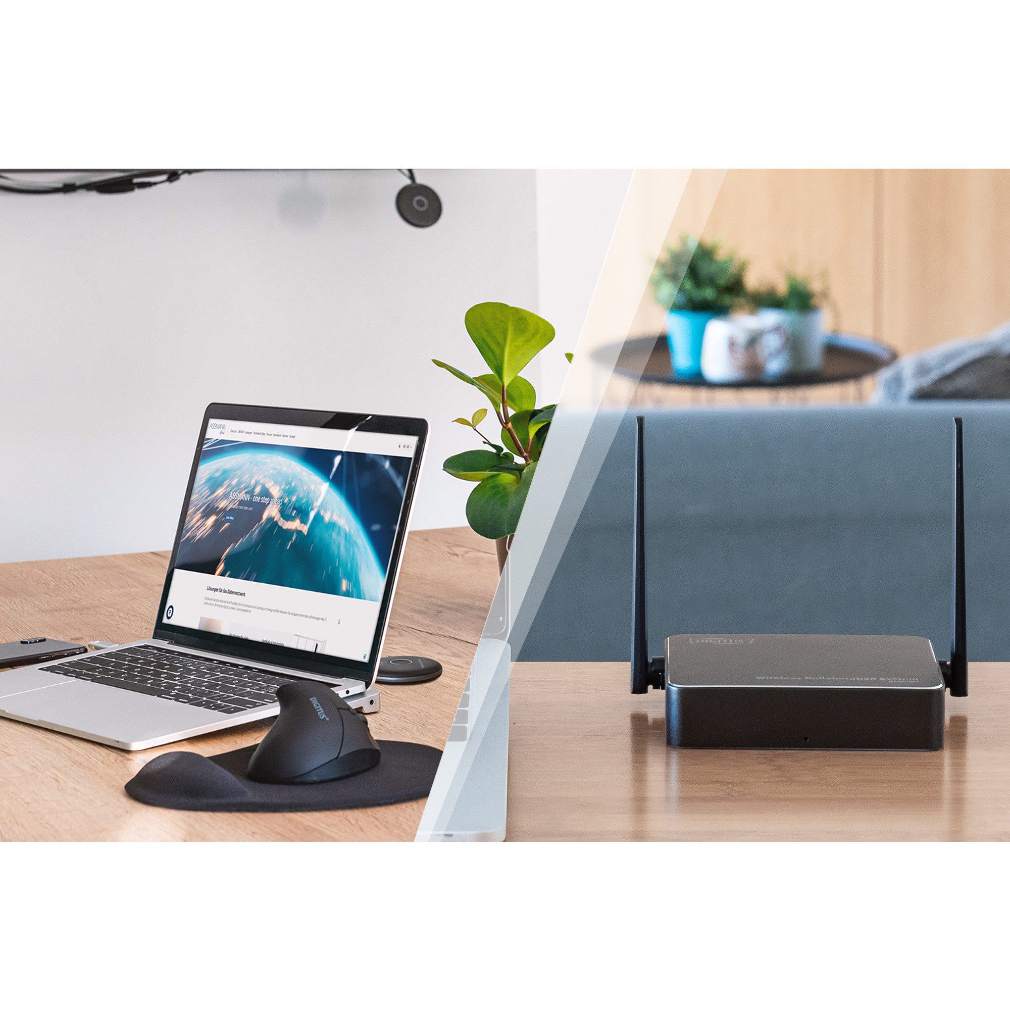 Digitus Digitus Wireless HDMI Transmitter Click & Present HDMI-Adapter