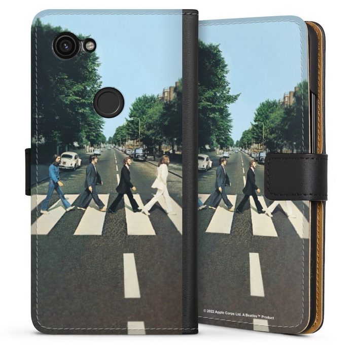 DeinDesign Handyhülle Abbey Road The Beatles Musik The Beatles - Abbey Road Google Pixel 3a Hülle Handy Flip Case Wallet Cover Handytasche Leder